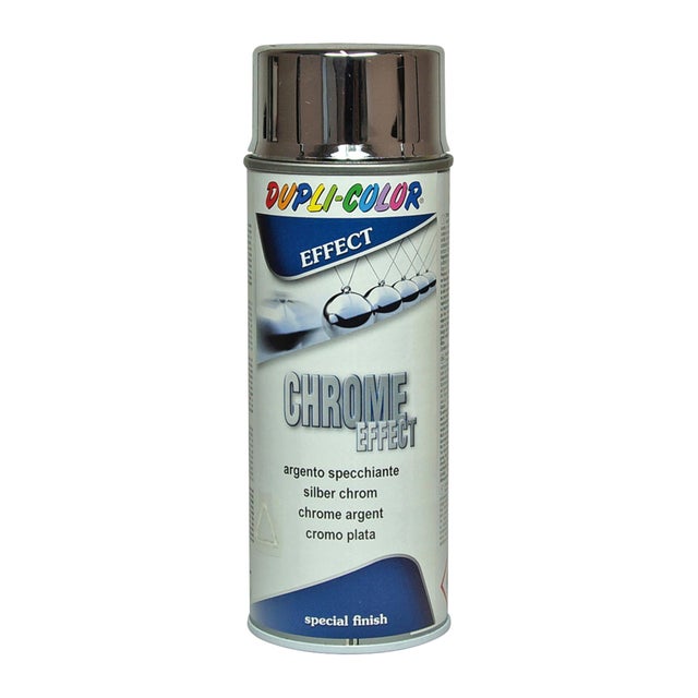 Smalto spray con solvente DUPLI COLOR Chrome Effect grigio cromo