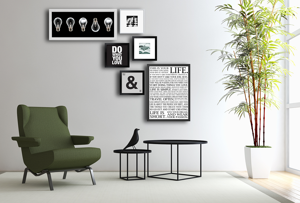 Stampa incorniciata Life multicolore 50 x 70 cm - 7