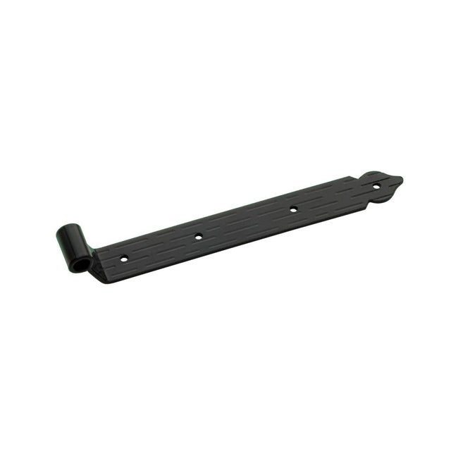 Cerniera A Bandella Dritta 200 Mm Nero - Per Porte E Finestre In Legno, Con Cardine E Viti