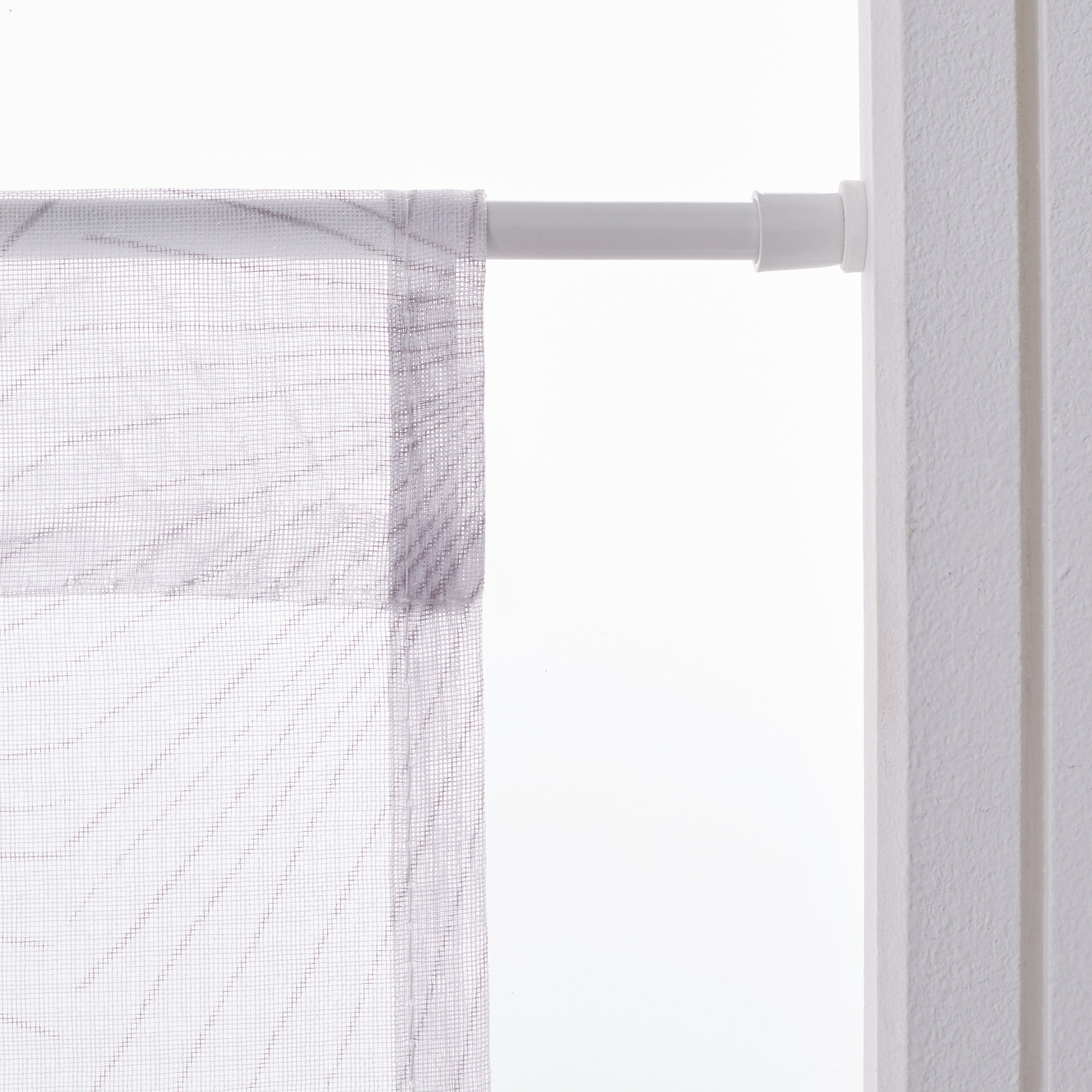 Kit de barre de vitrage Between Diam.9 mm blanc 30 à 50 cm - 5