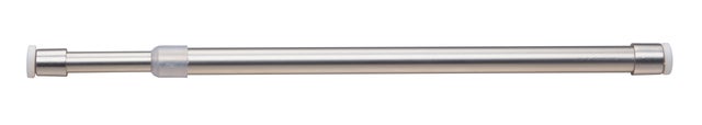 Kit de barre de vitrage nickel Between, L.50 - 80 cm, diam.9 mm, INSPIRE