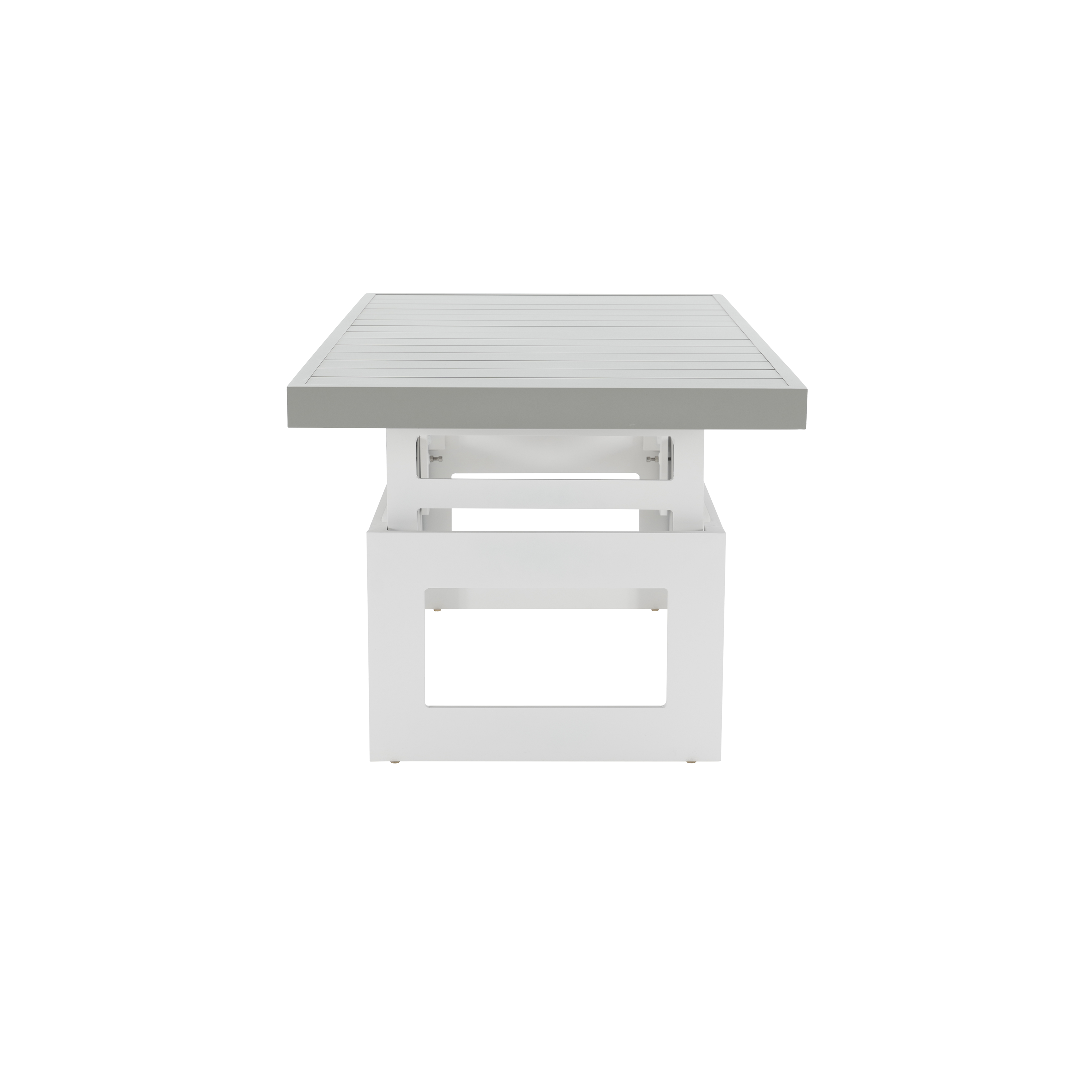 Tavolino da esterno Las Vegas NATERIAL in alluminio grigio 143.5x80cm - 7