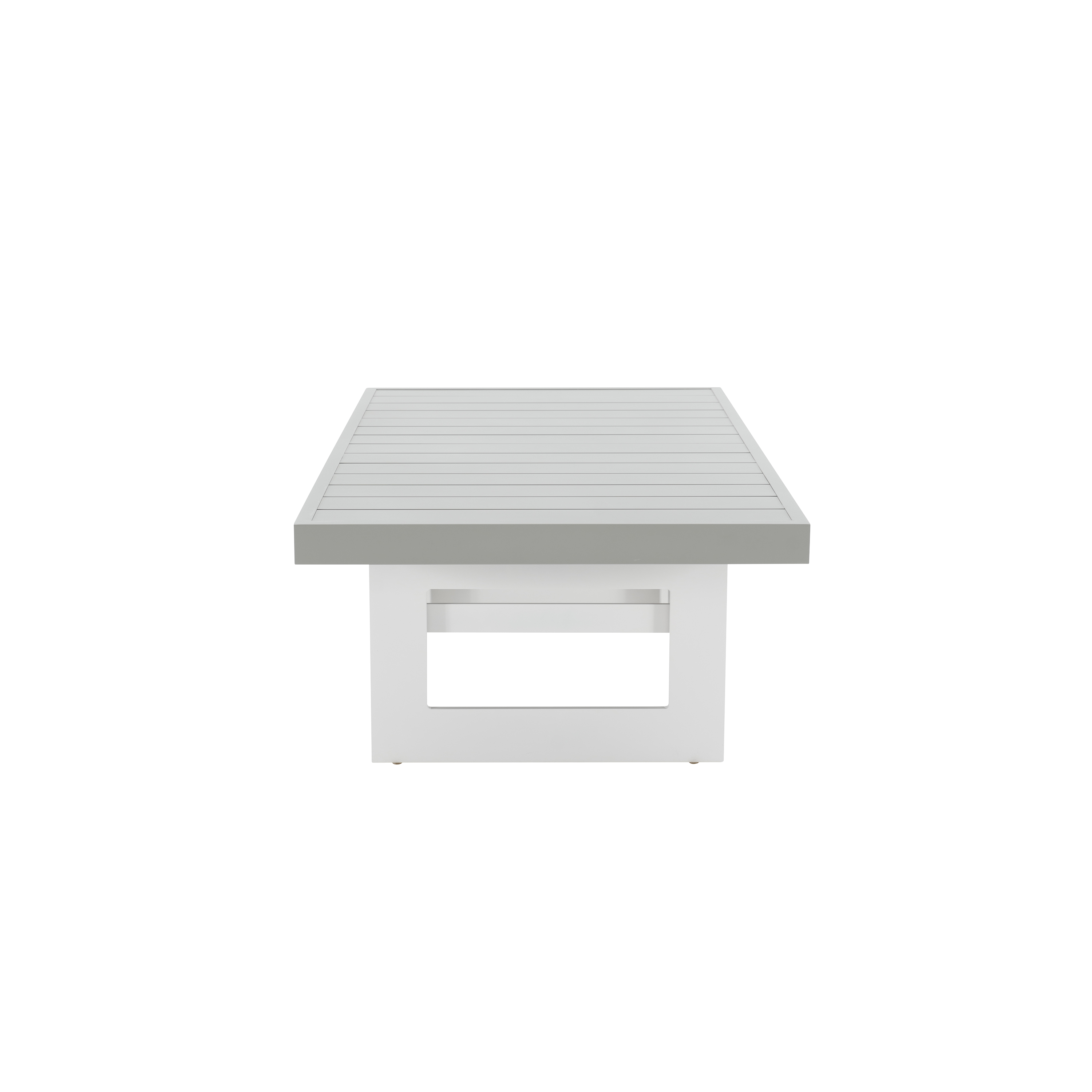 Tavolino da esterno Las Vegas NATERIAL in alluminio grigio 143.5x80cm - 6