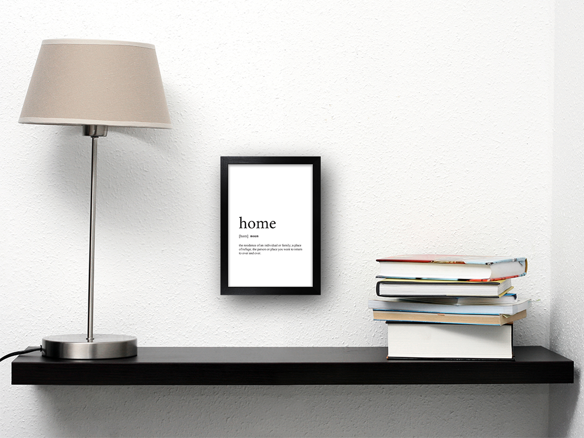 Stampa incorniciata Home multicolore 13 x 18 cm - 2