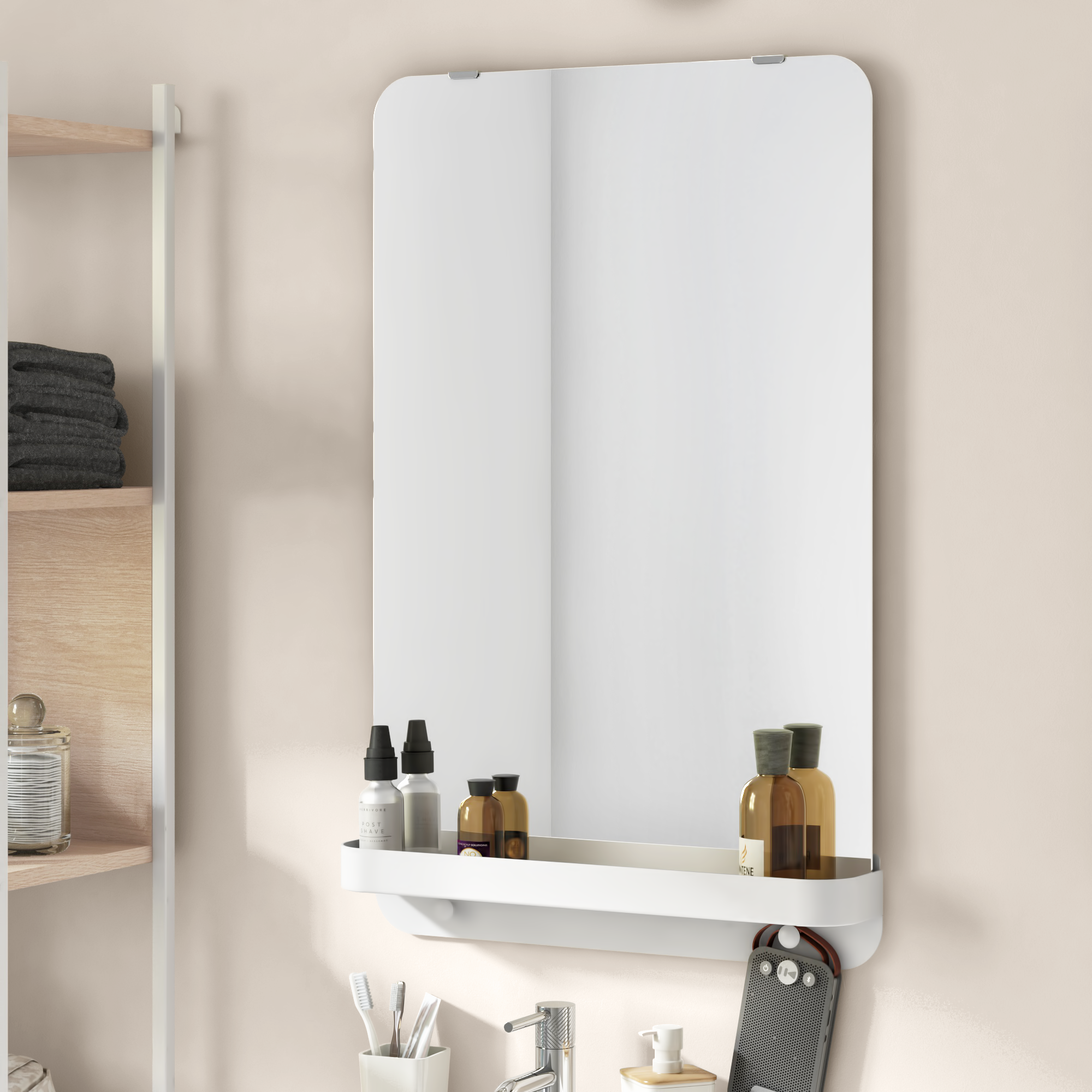 Lustro bez oświetlenia Easy 50 X 79 Sensea - 9