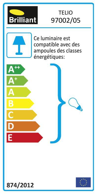 Applique E14 métal, blanc, Telio, BRILLIANT - 9
