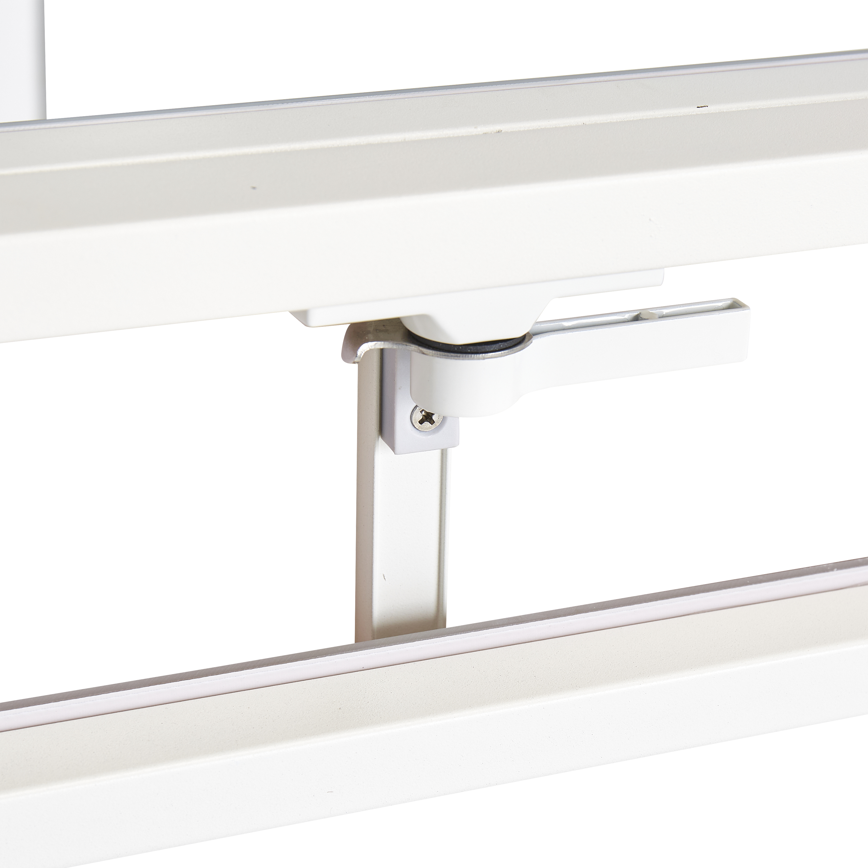 Tavolo da giardino allungabile Lyra II NATERIAL in alluminio bianco con piano in vetro  per 6 persone 90/160x90cm - 11