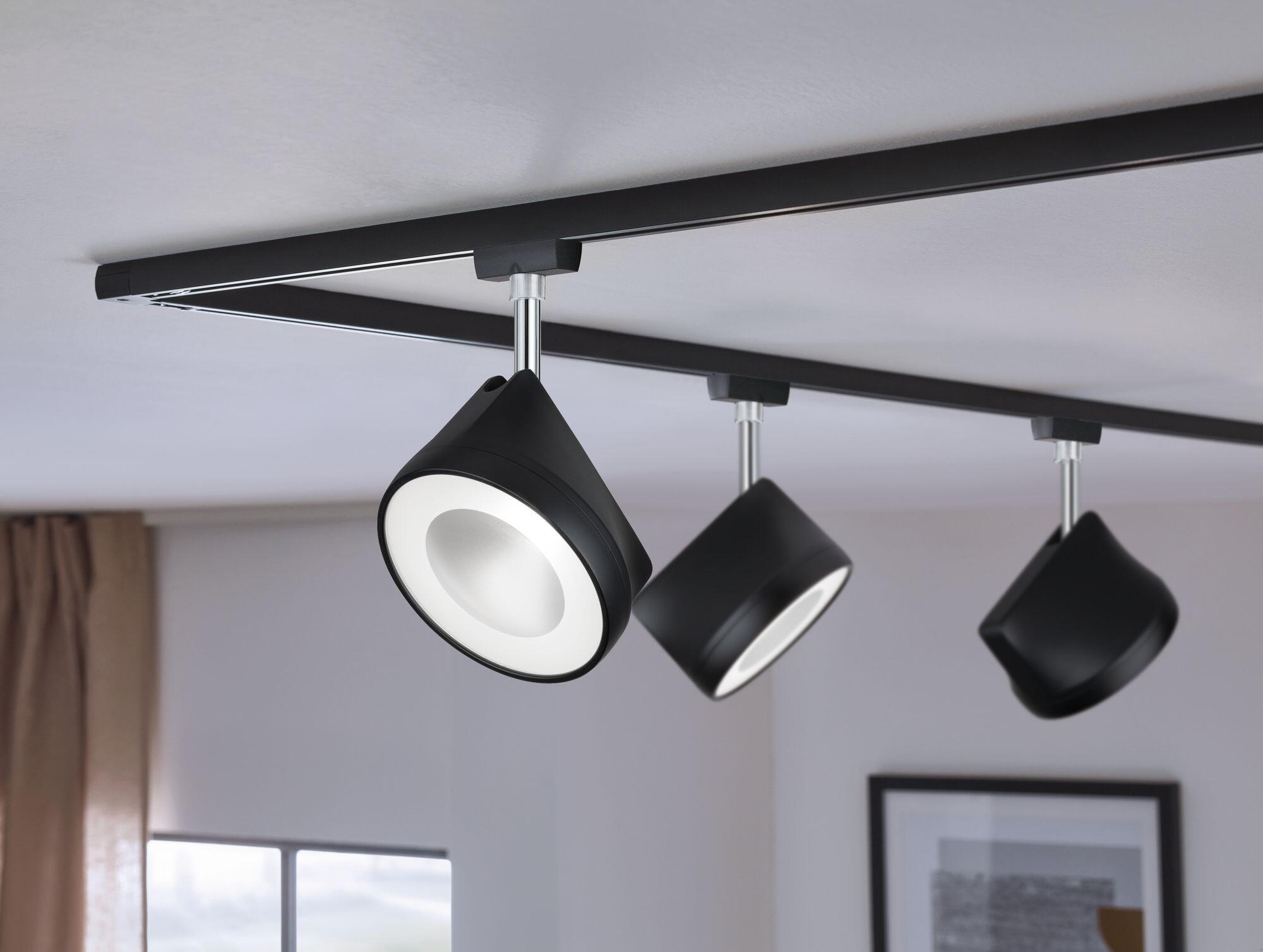 Spot LED URail Arena 1X15W 230V 4000K design métal noir mat, PAULMANN - 8