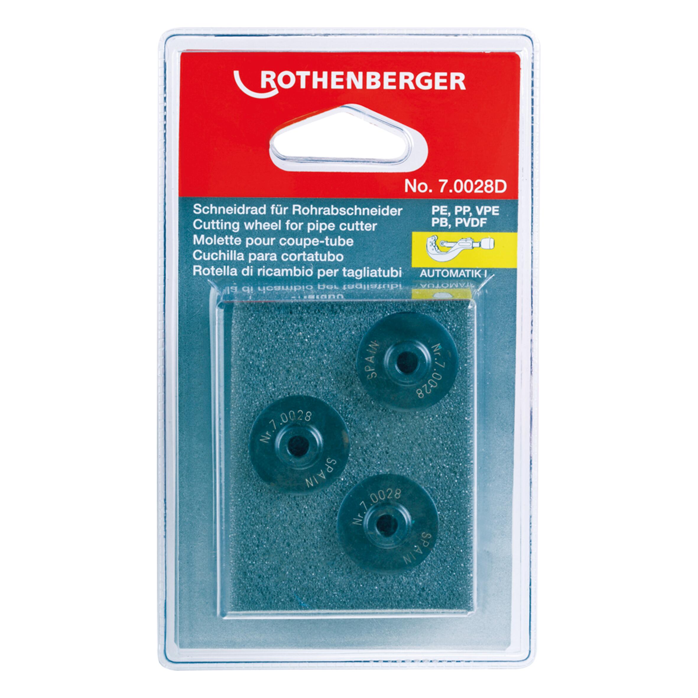 Rotelle per tagliatubi ROTHENBERGER Ø 3 mm - 3
