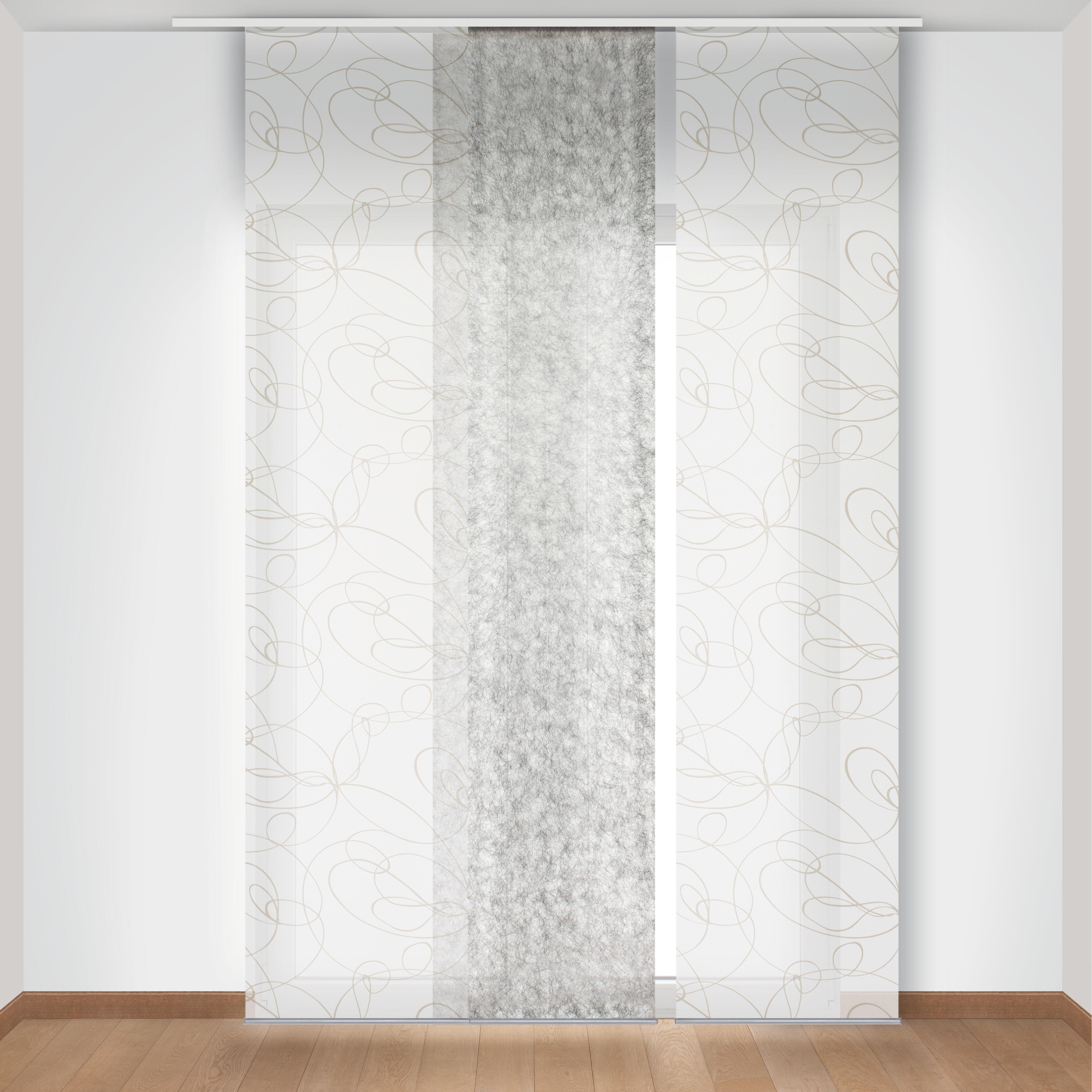 Pannello giapponese INSPIRE Zig zag bianco 60x300 cm - 4