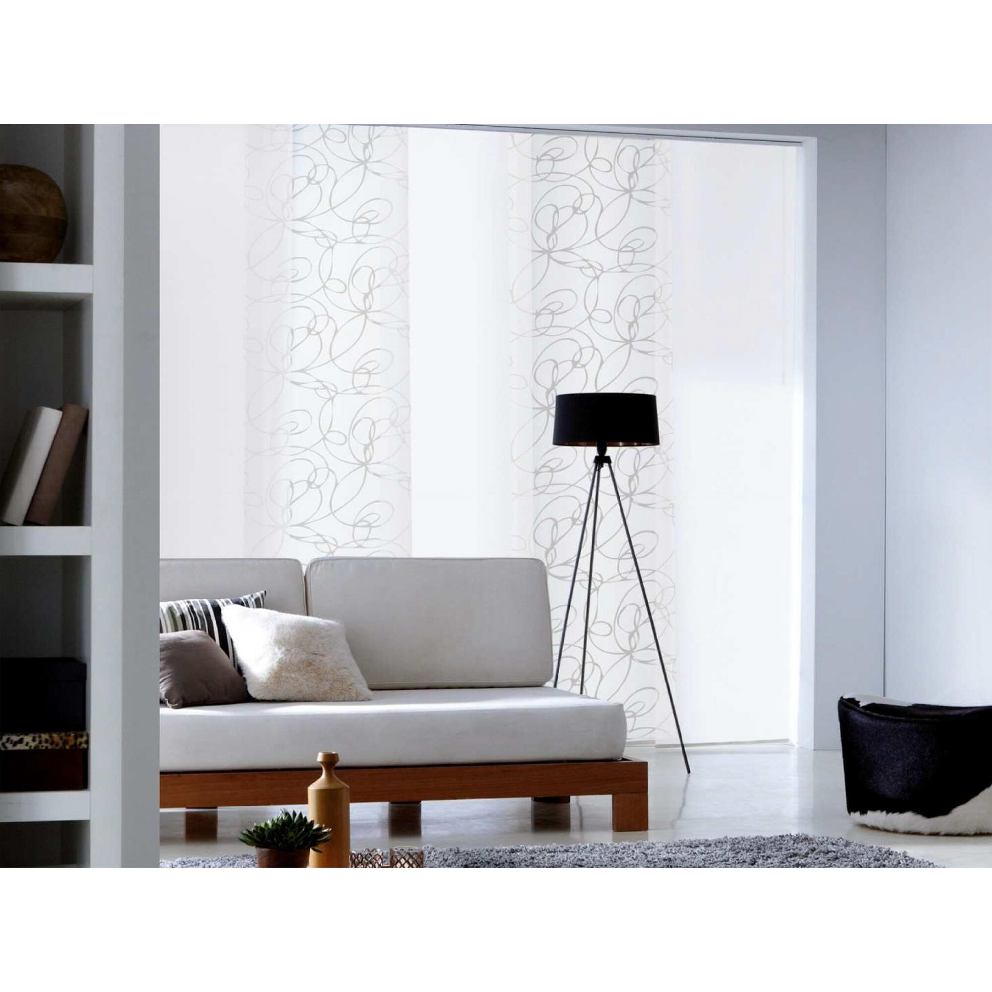 Pannello giapponese INSPIRE Zig zag bianco 60x300 cm - 2