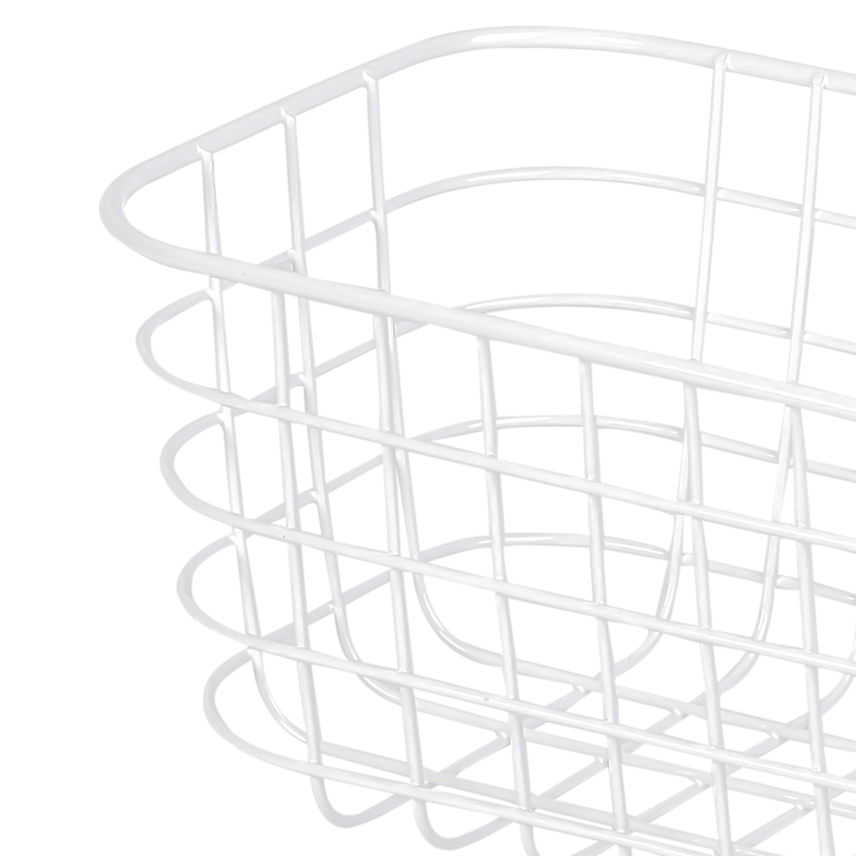 Panier blanc l.25 x P.17.2 x H.13 cm SENSEA - 7