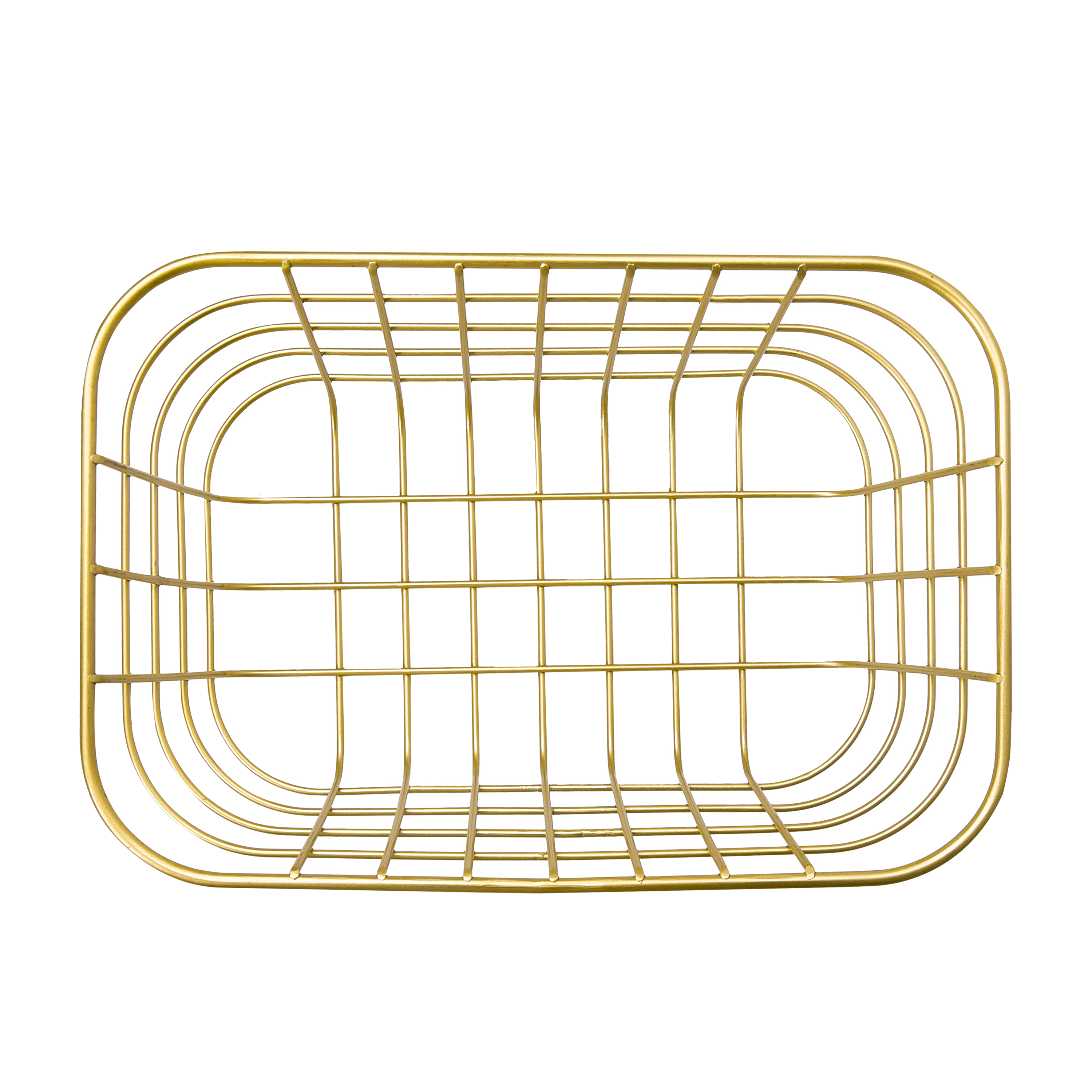 Panier doré l.25 x P.17.2 x H.13 cm SENSEA - 3