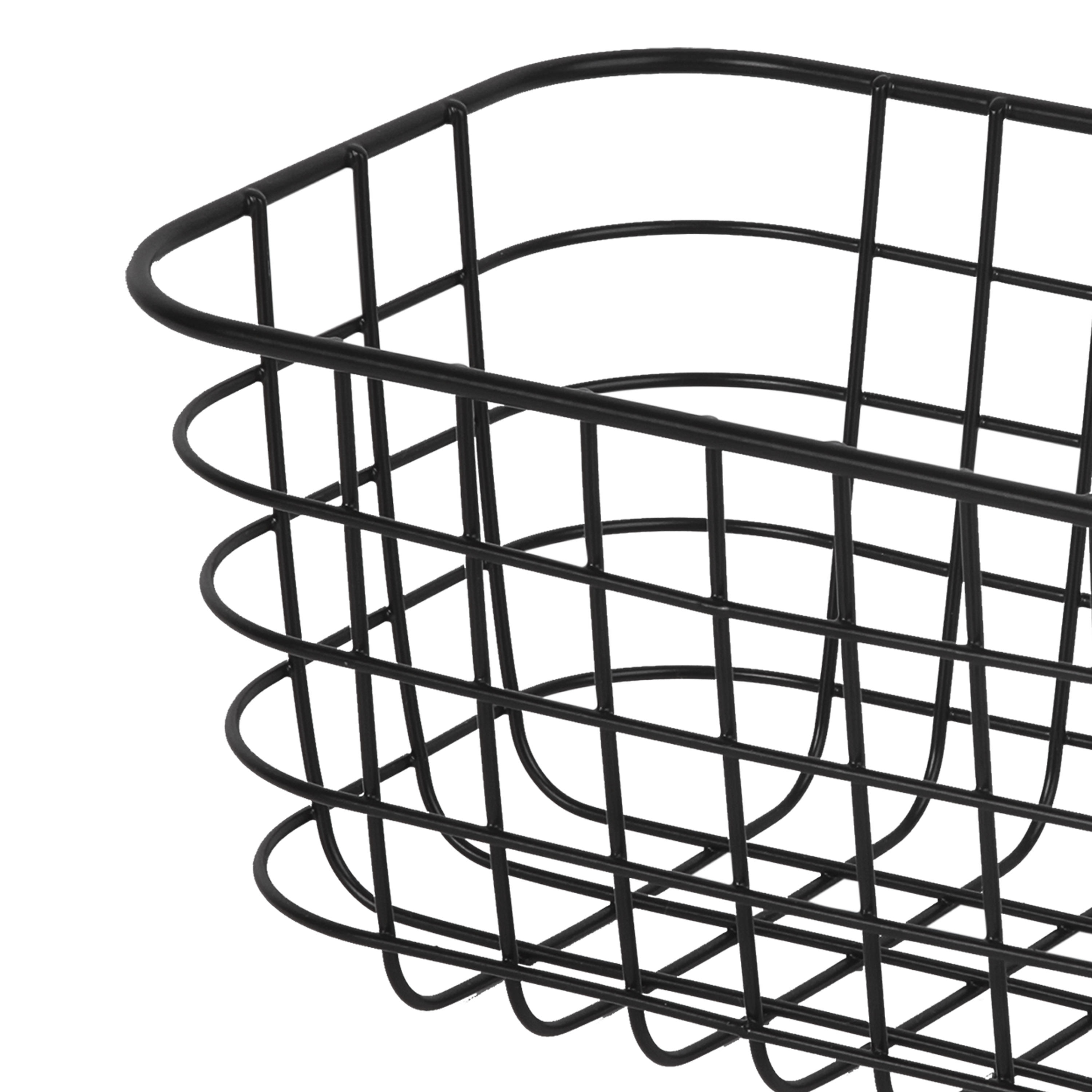 Panier noir l.25 x P.17.2 x H.13 cm SENSEA - 4