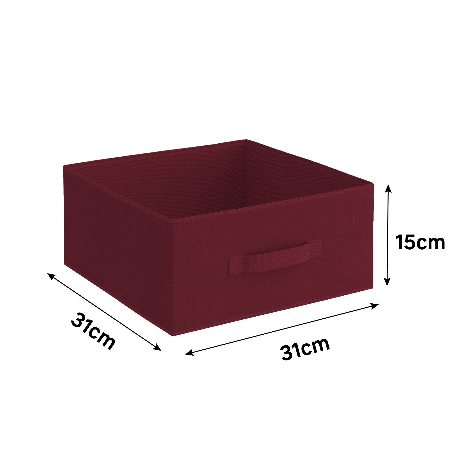 Cestillo de polipropileno de 15x31x15 cm plegable - 2