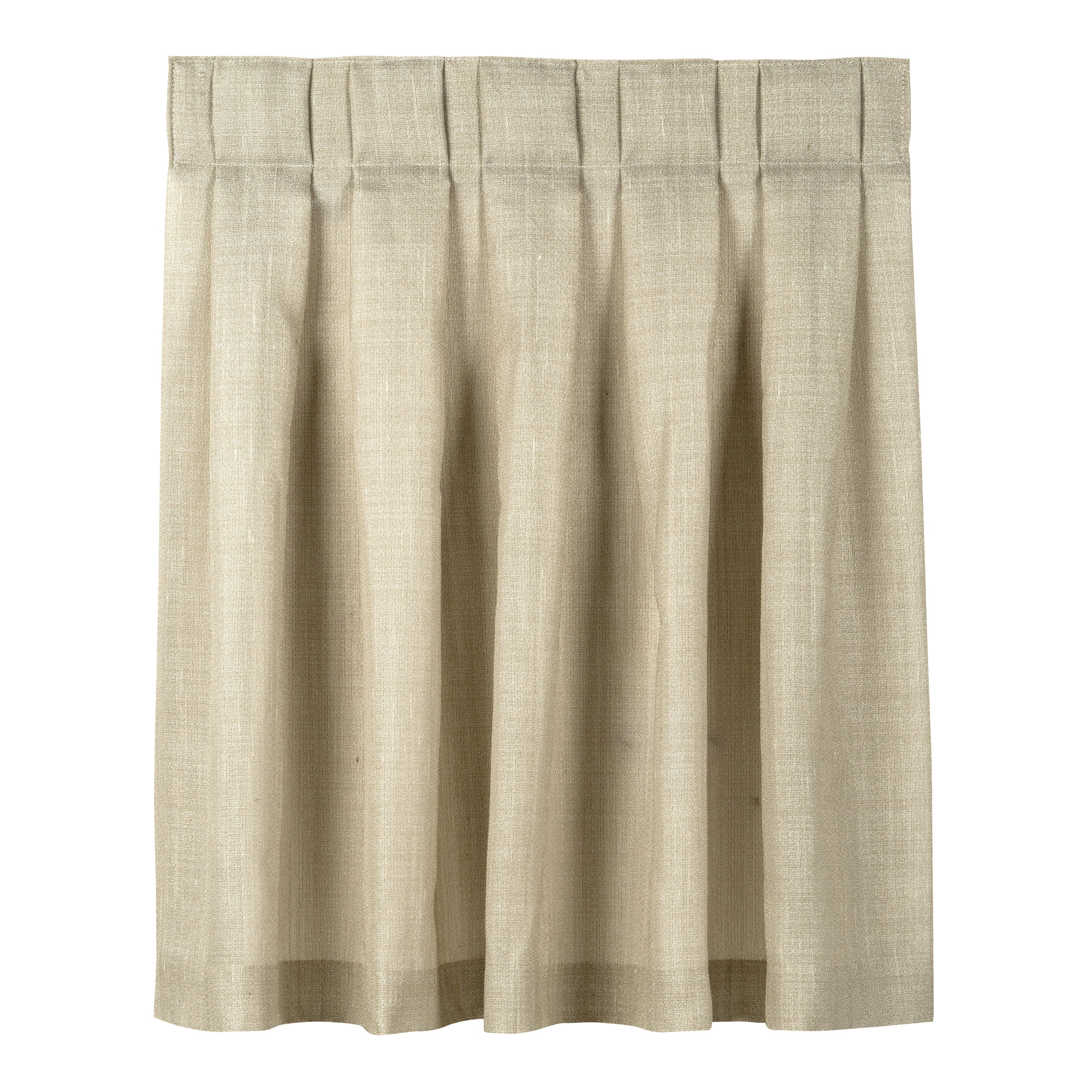 Tende Su Misura A Pieghe Fisse - Grigio Chiaro, Larghezza 2,50 Mt, Tessuto Poliestere Tipo Lino - Foto 9