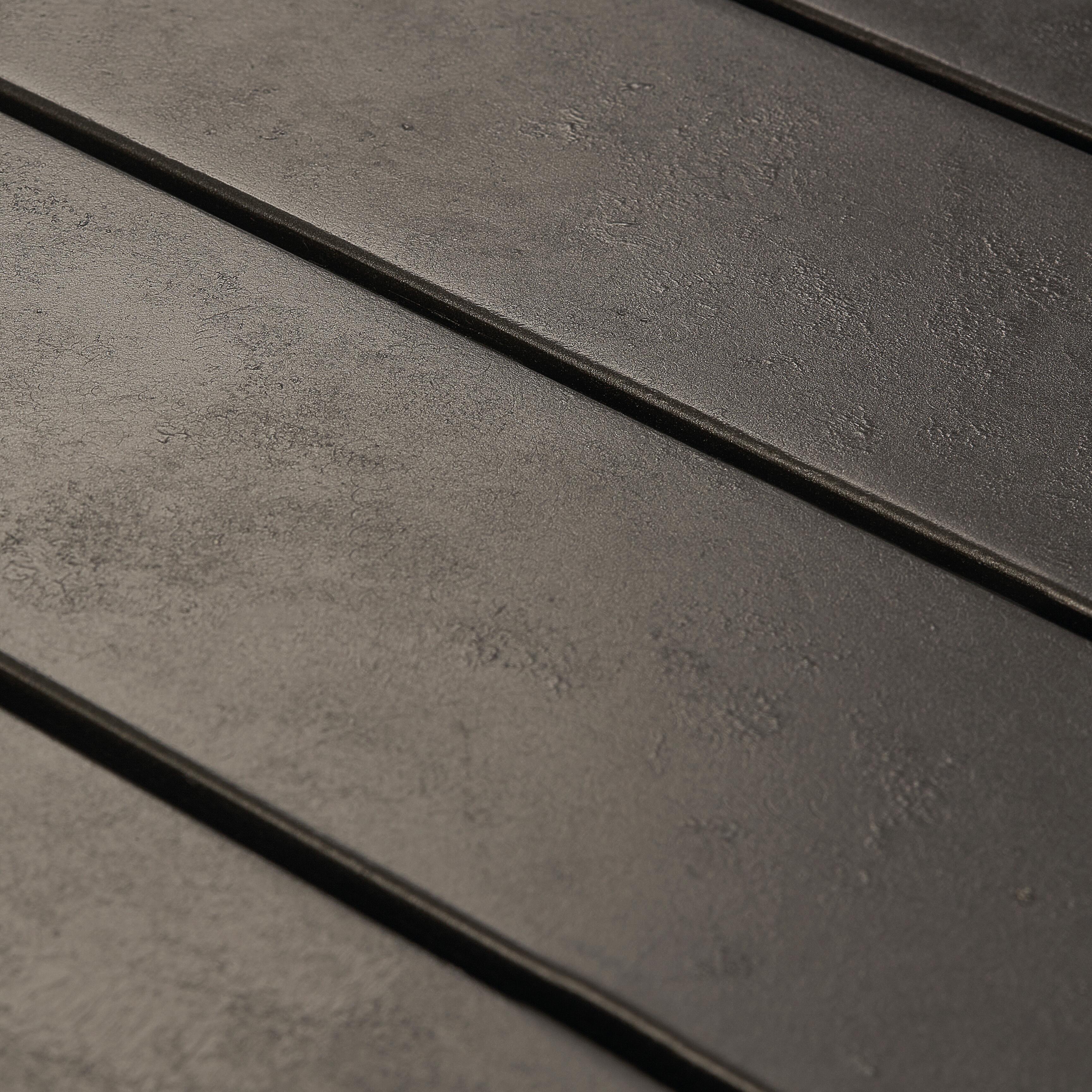 Tavolo da pranzo per giardino Metalea KETER struttura e superficie in resina grigio per 6 persone 146x90cm - 14