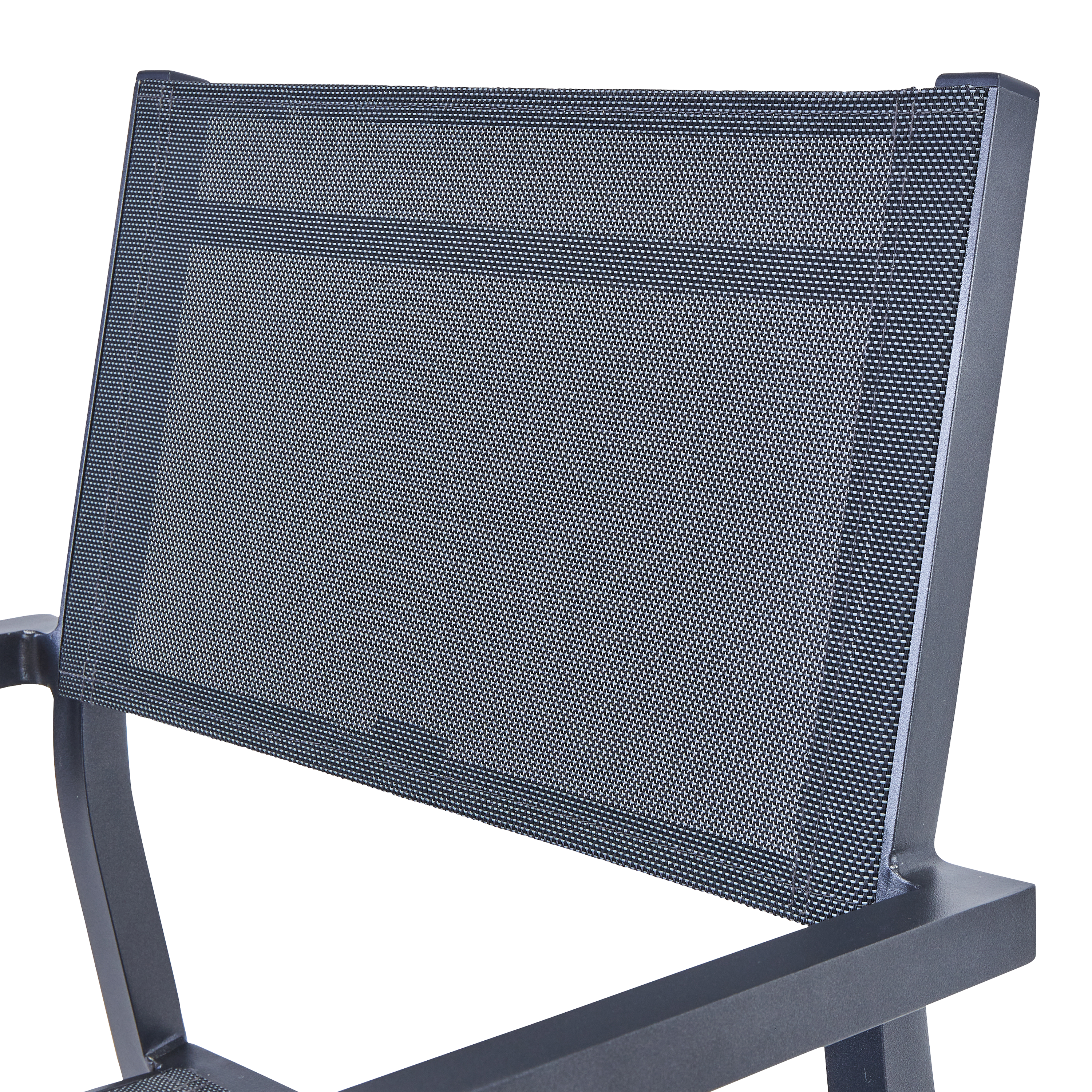 Fauteuil de jardin NATERIAL Orion alpha en aluminium gris - 9