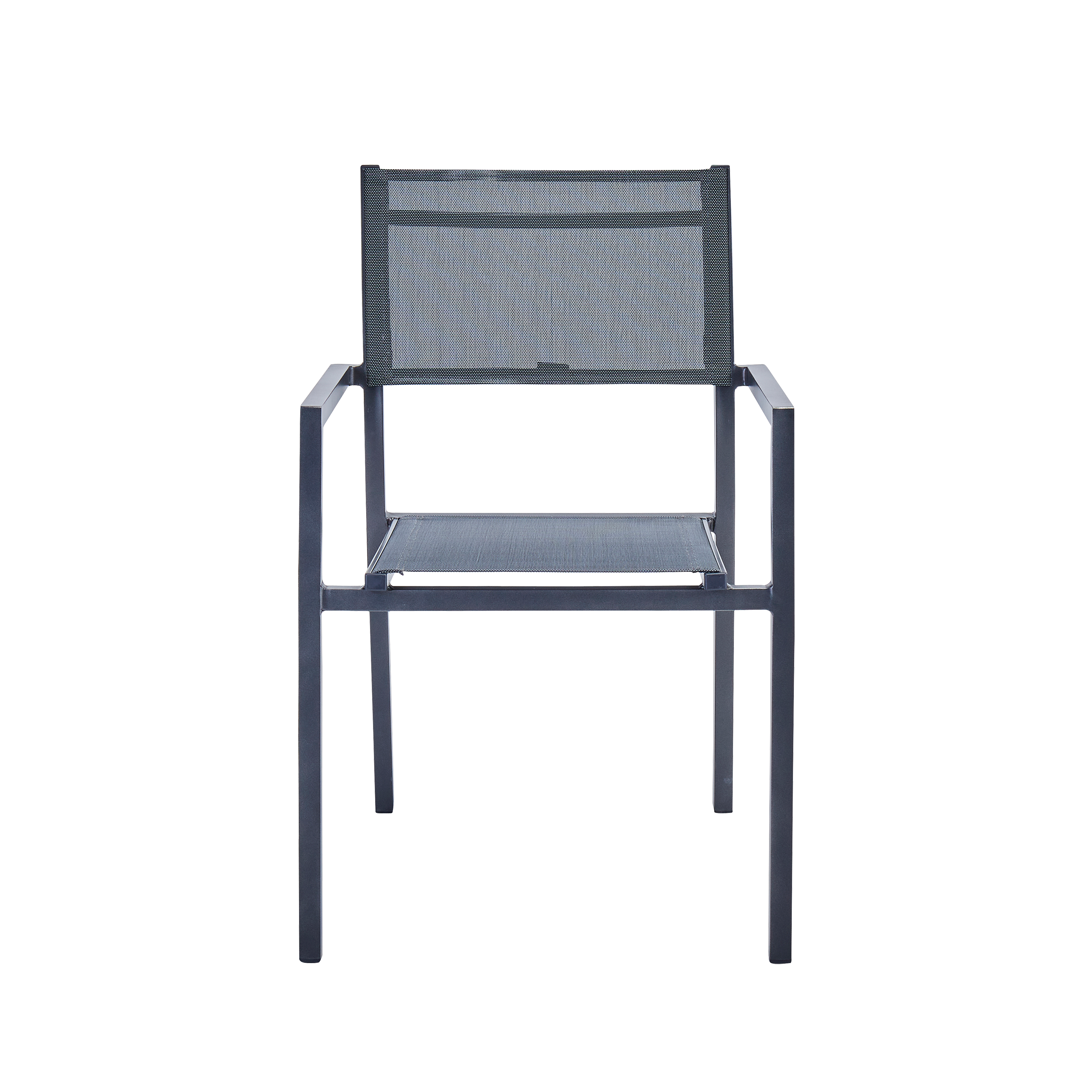 Fauteuil de jardin NATERIAL Orion alpha en aluminium gris - 6