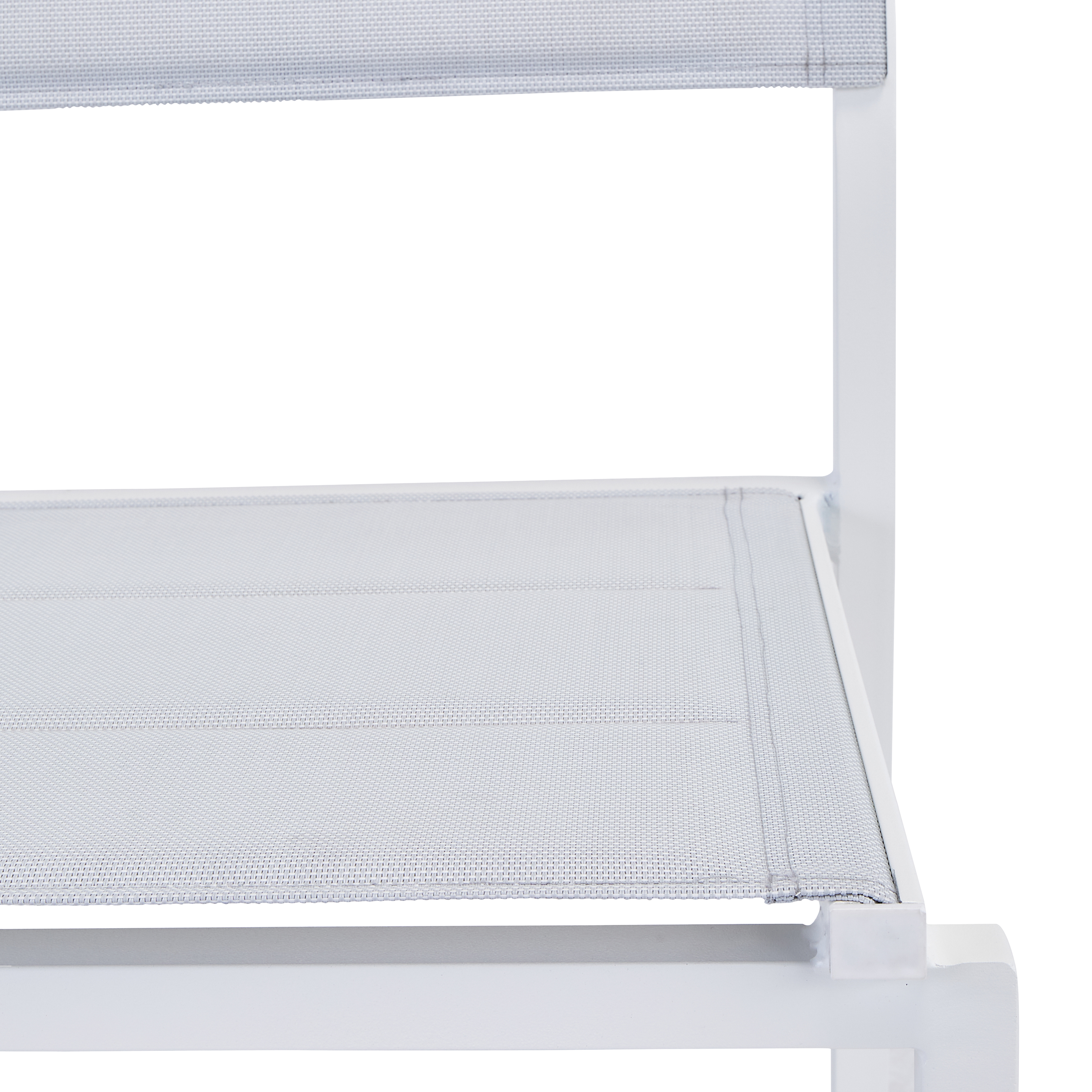 Silla de jardín sin cojín de aluminio Orion Beta Ii blanco - 36