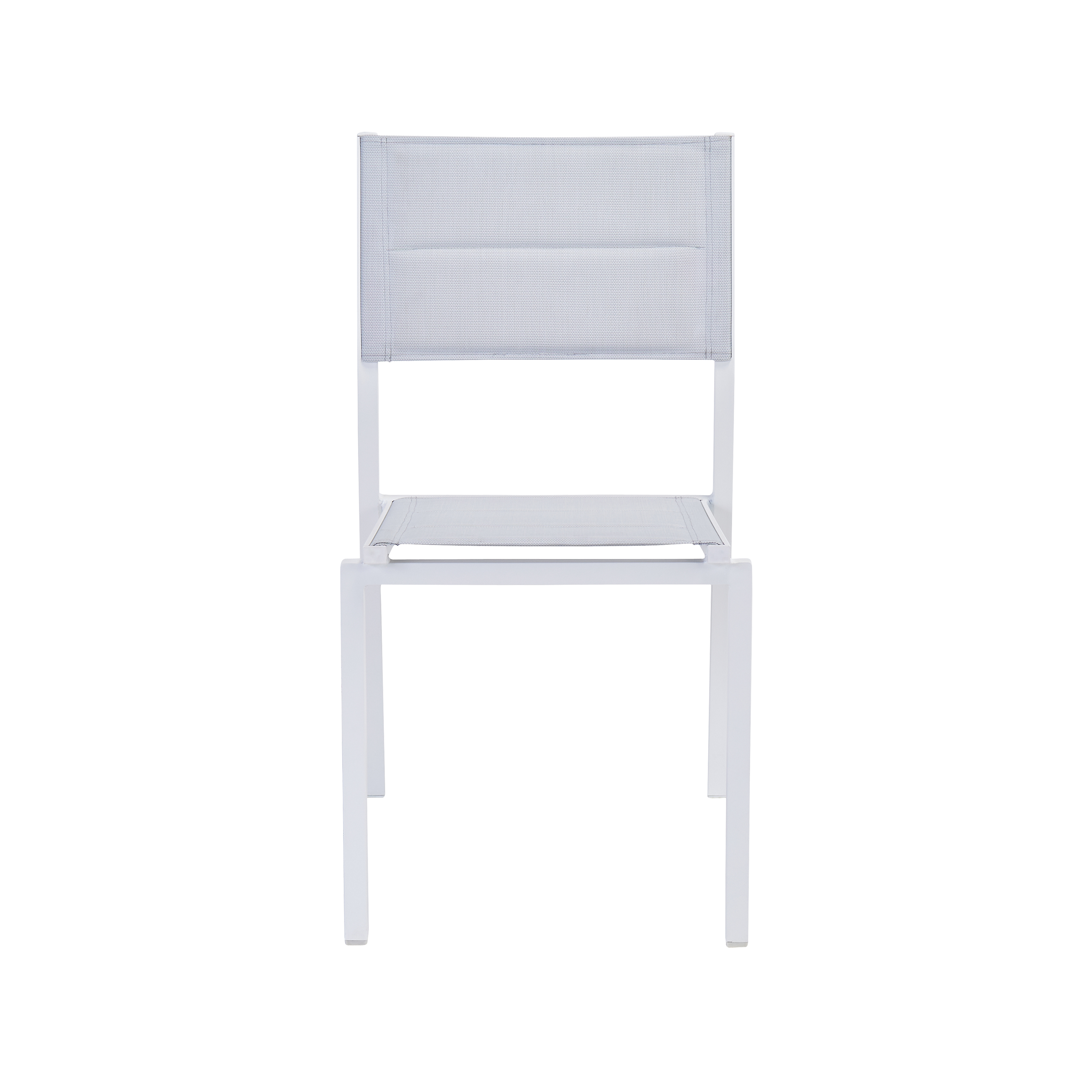 Silla de jardín sin cojín de aluminio Orion Beta Ii blanco - 12