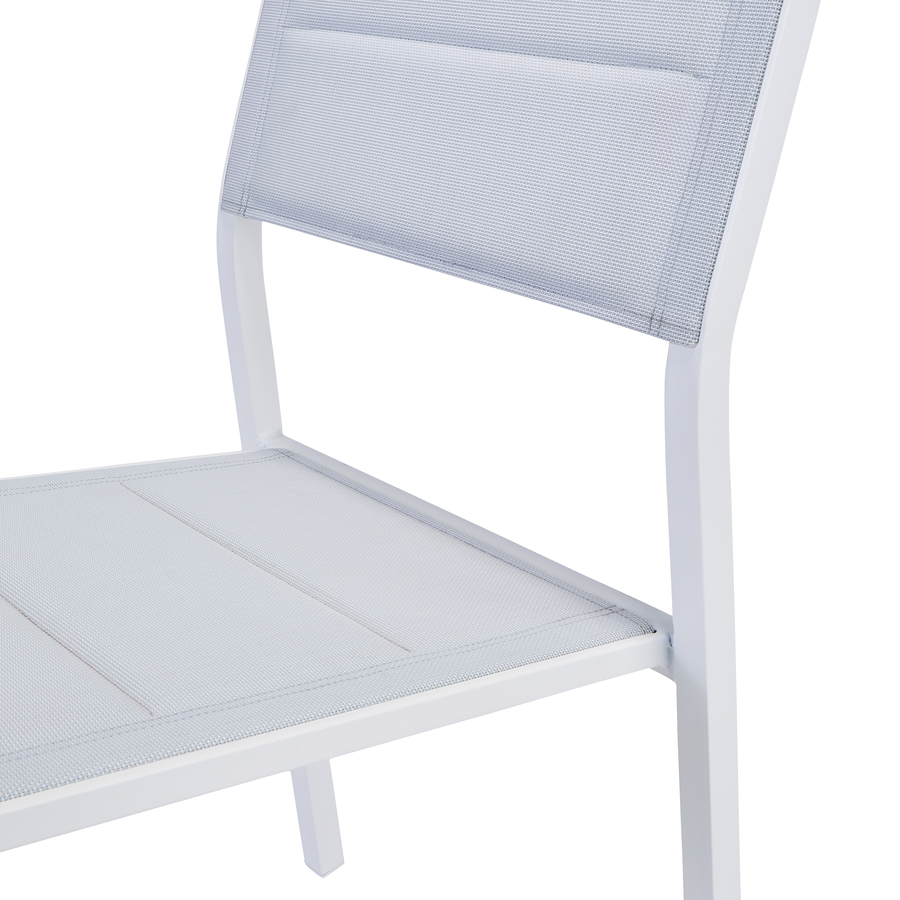 Silla de jardín sin cojín de aluminio Orion Beta Ii blanco - 33