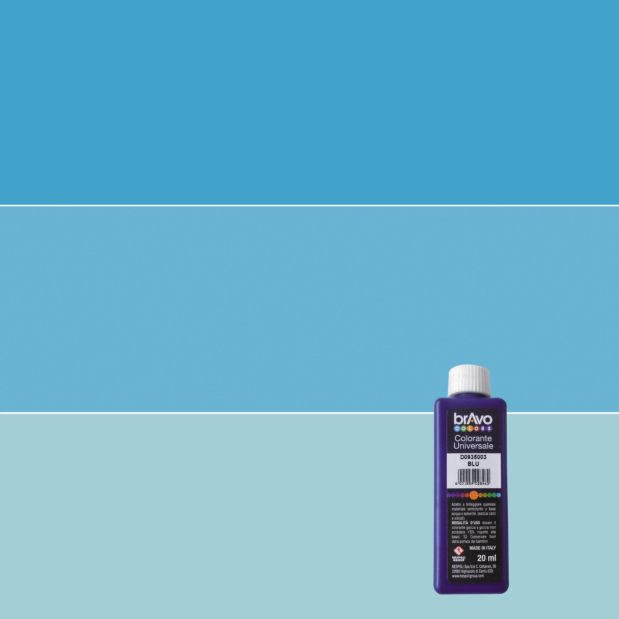 Colorante liquido BRAVO 20 ml blu luce - 2