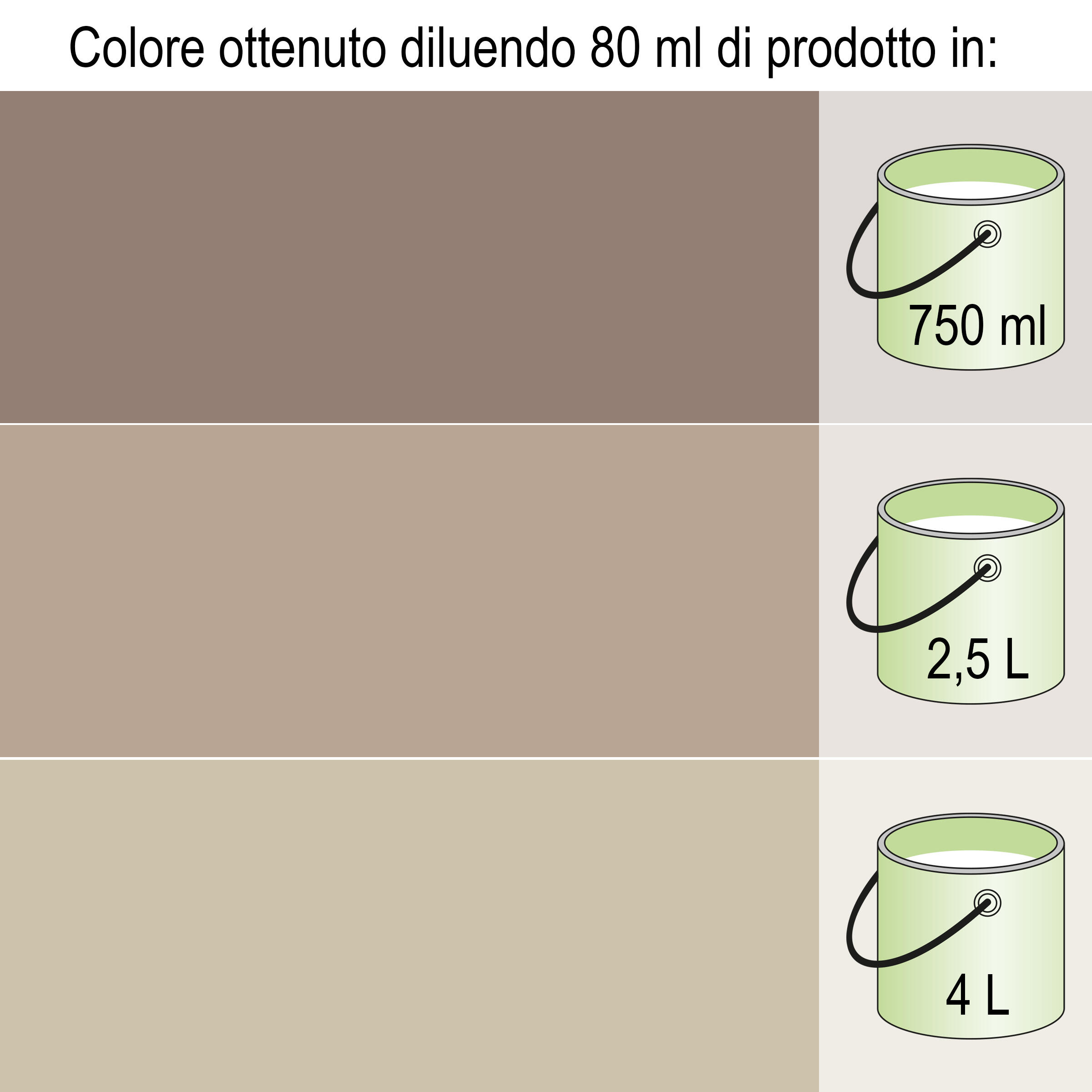 Colorante liquido BRAVO 20 ml marrone bruno - 4