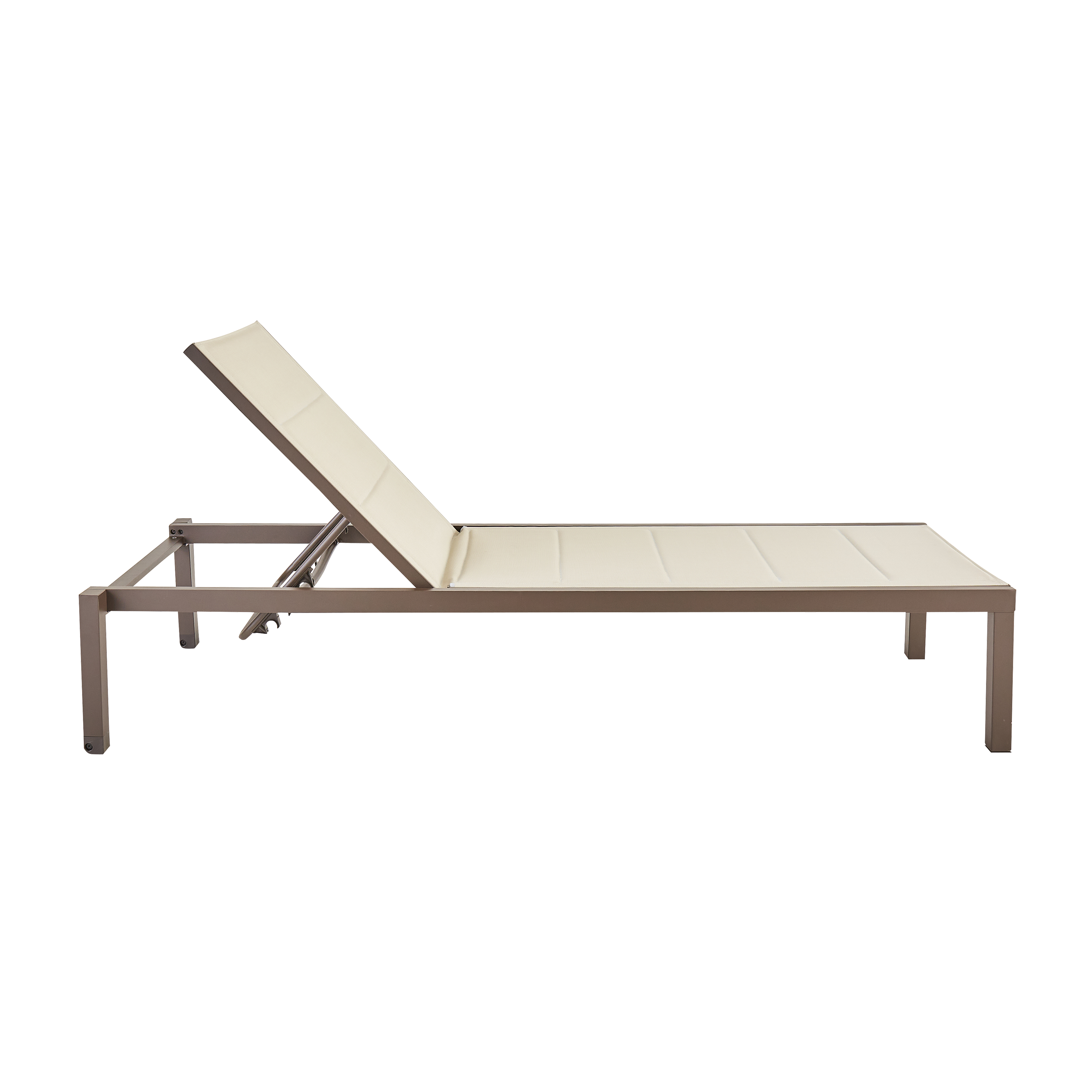 Espreguiçadeira de alumínio NATERIAL AQUILA II FIX MOKA - 12