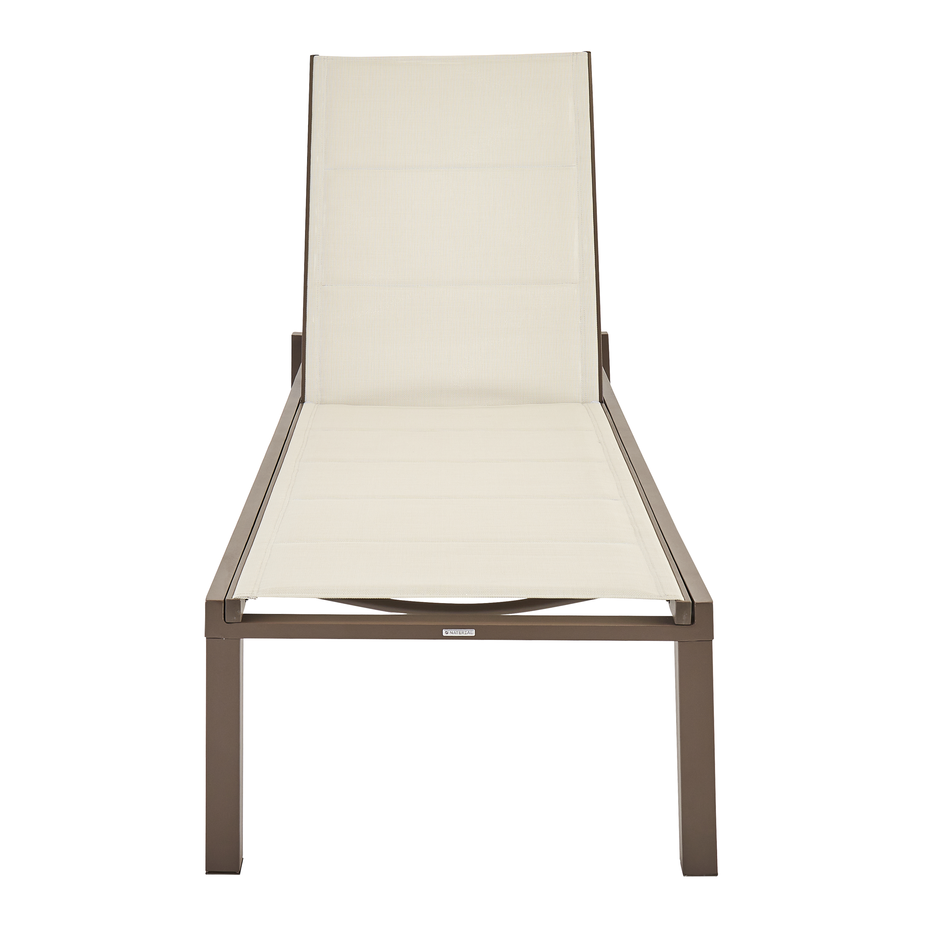 Espreguiçadeira de alumínio NATERIAL AQUILA II FIX MOKA - 14