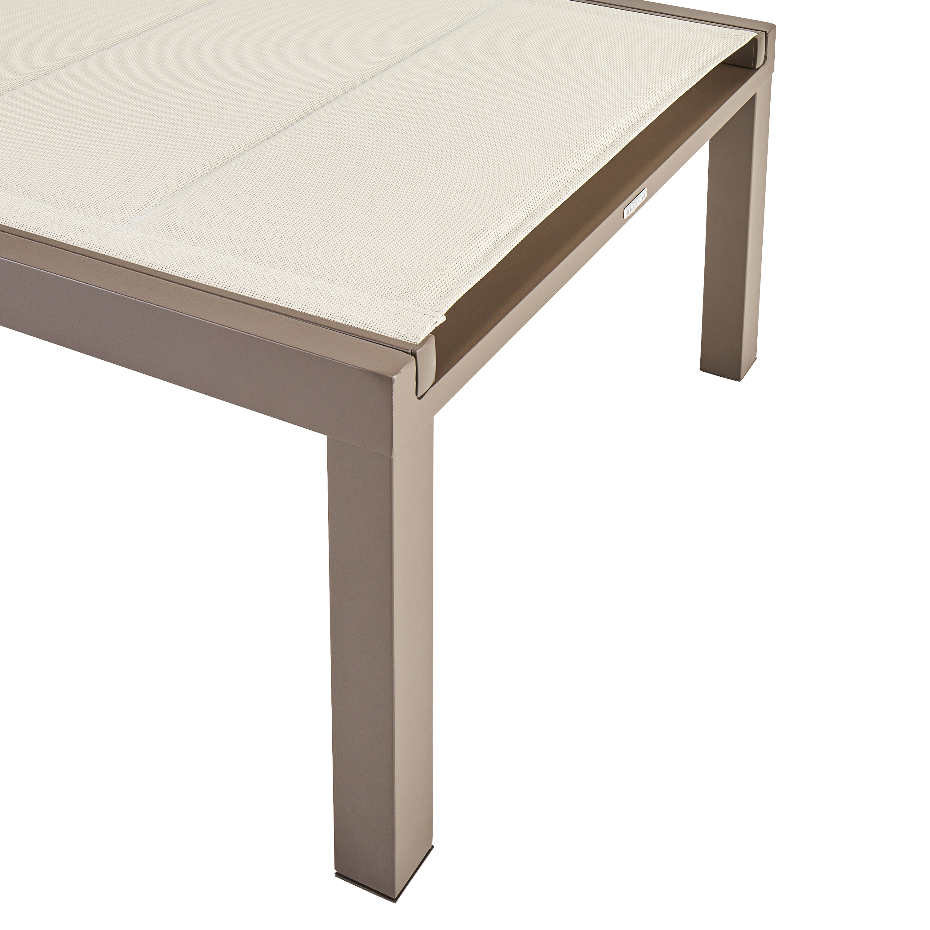 Espreguiçadeira de alumínio NATERIAL AQUILA II FIX MOKA - 8