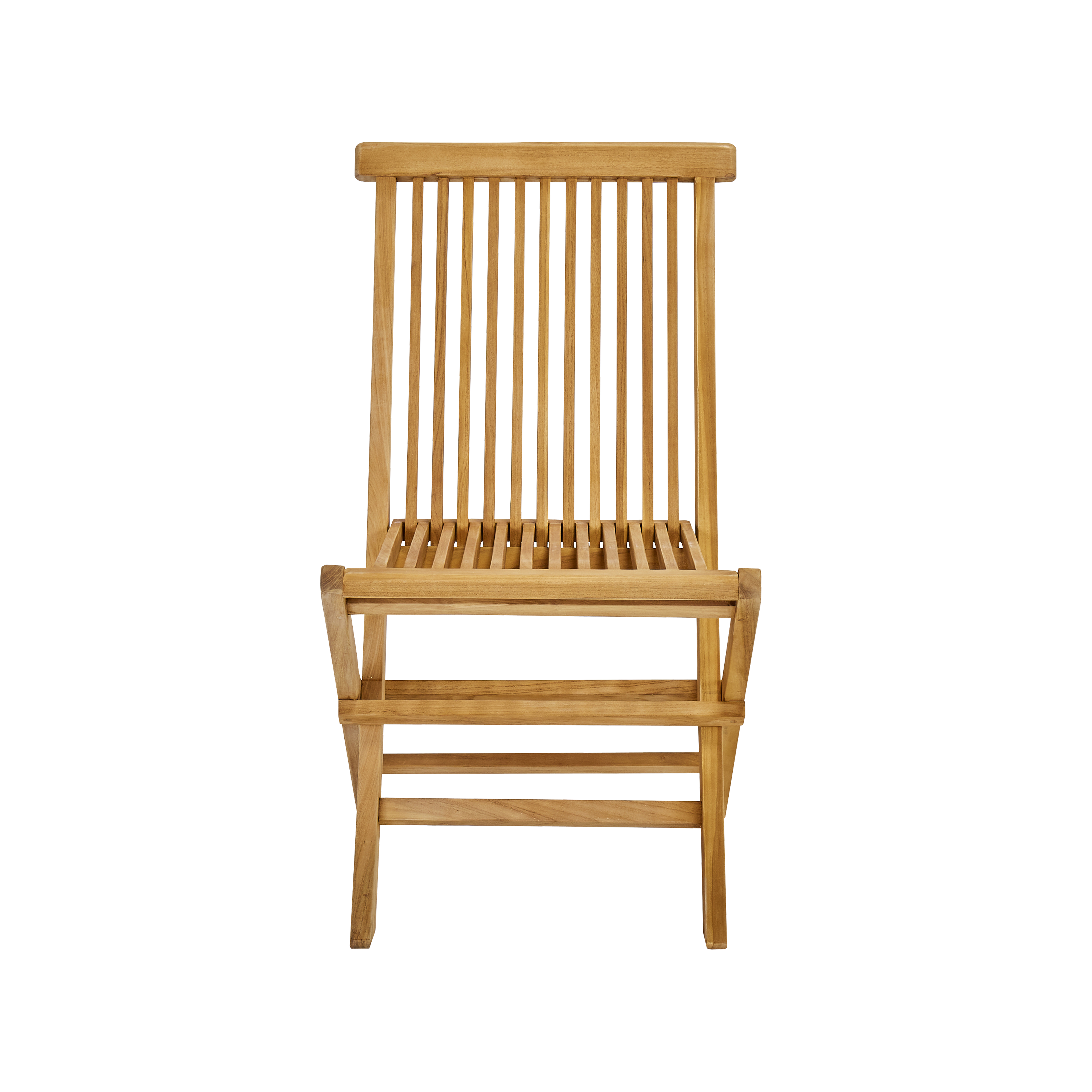 Sedia da giardino in teak pieghevole Antea NATERIAL, 2 posti, seduta in teak marrone - 8