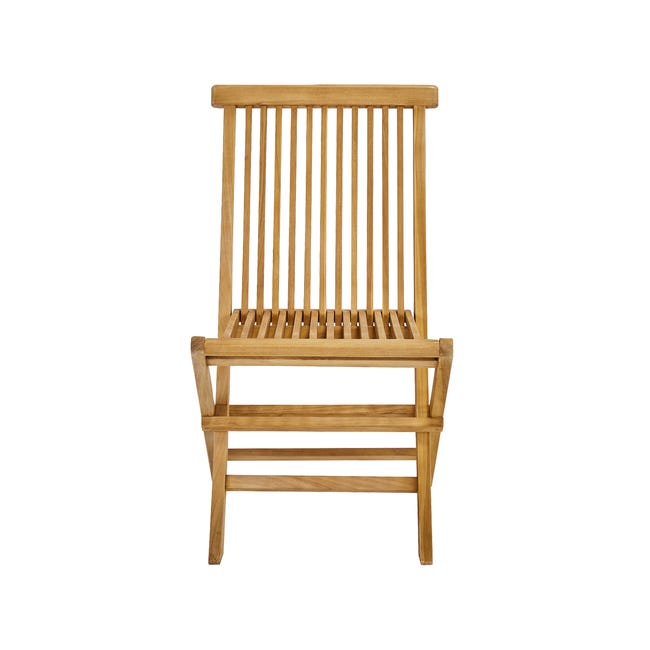 Chaise NATERIAL Antea en Bois Marron – Lot de 2