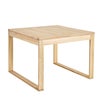 Mesa de jardín de acacia Solaris Fix marrón de 90x67x90 cm
