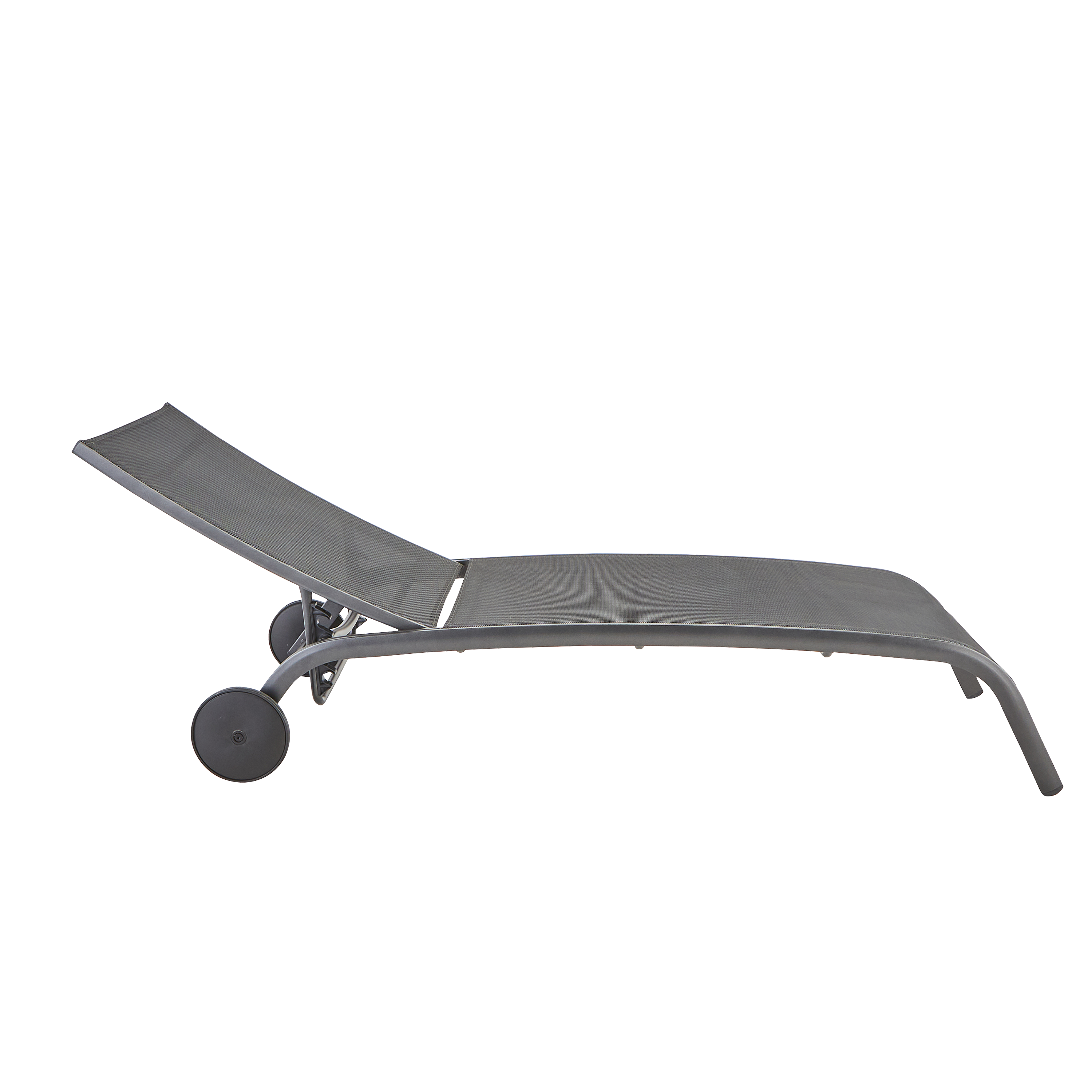 Leżak ogrodowy Lyra II aluminiowy antracytowy Naterial - 10