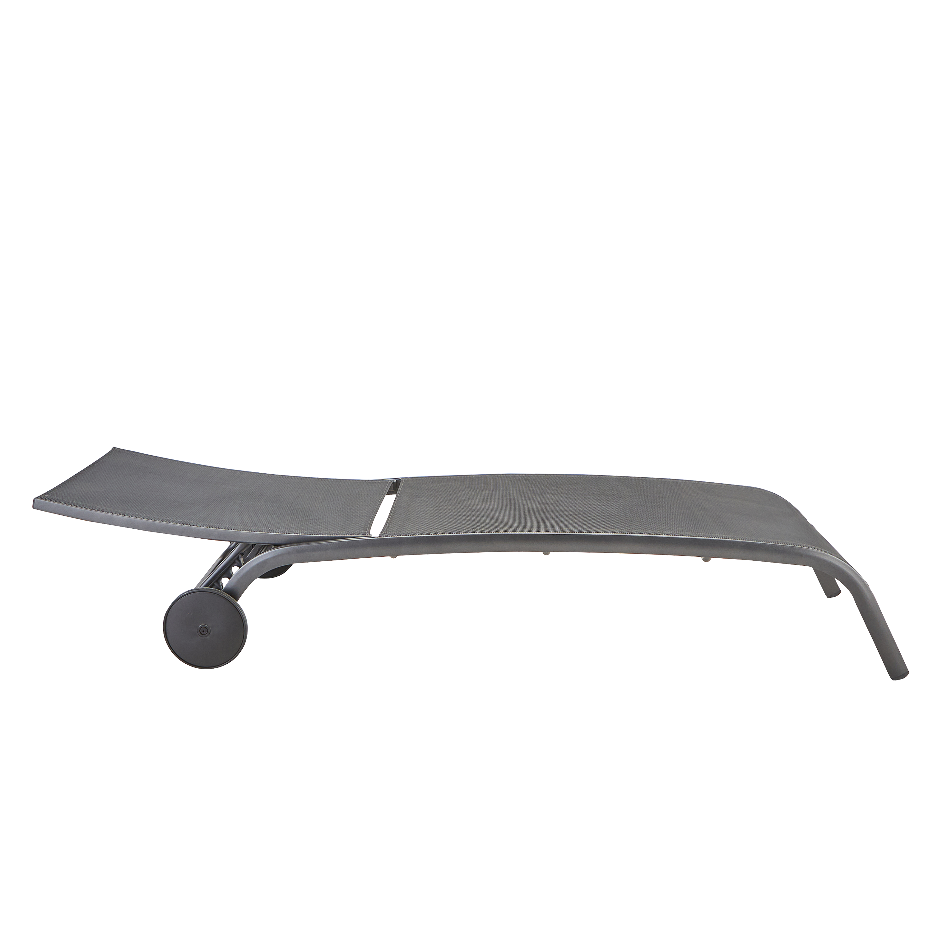 Leżak ogrodowy Lyra II aluminiowy antracytowy Naterial - 11