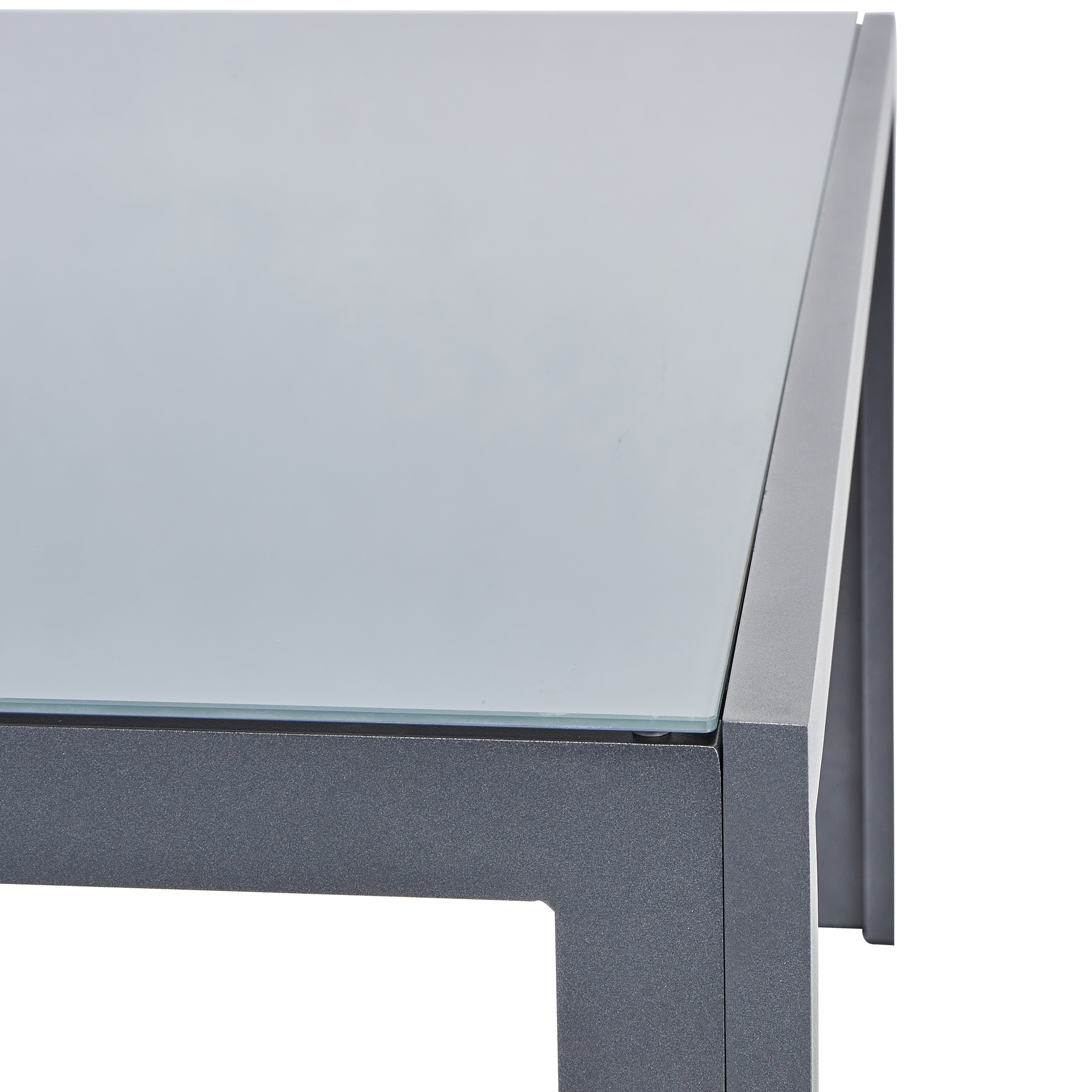 Mesa de alumínio NATERIAL LYRA II FIX 160X90CM ANTRACITE - 7