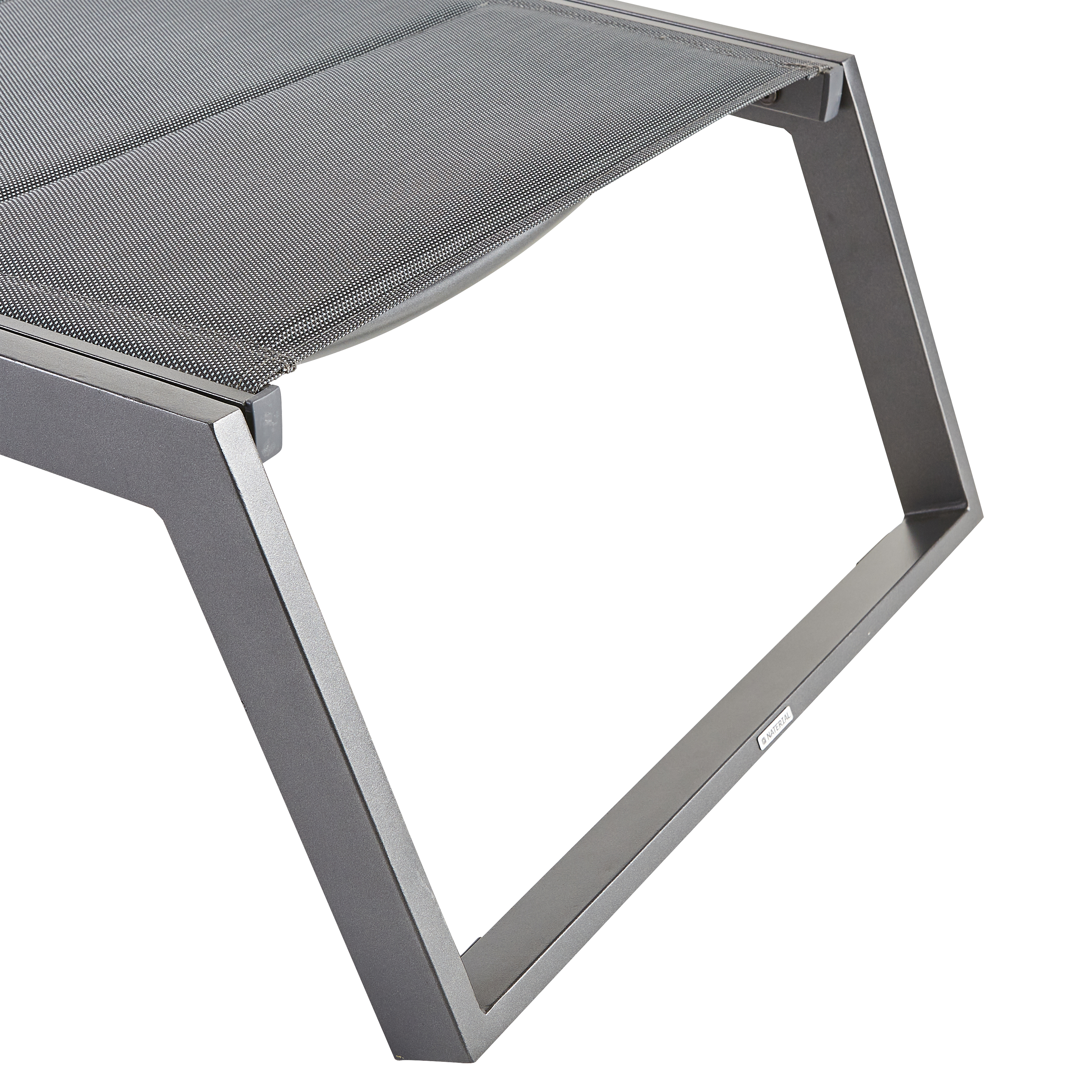 Bain de soleil en aluminium NATERIAL Odyssea gris - 8