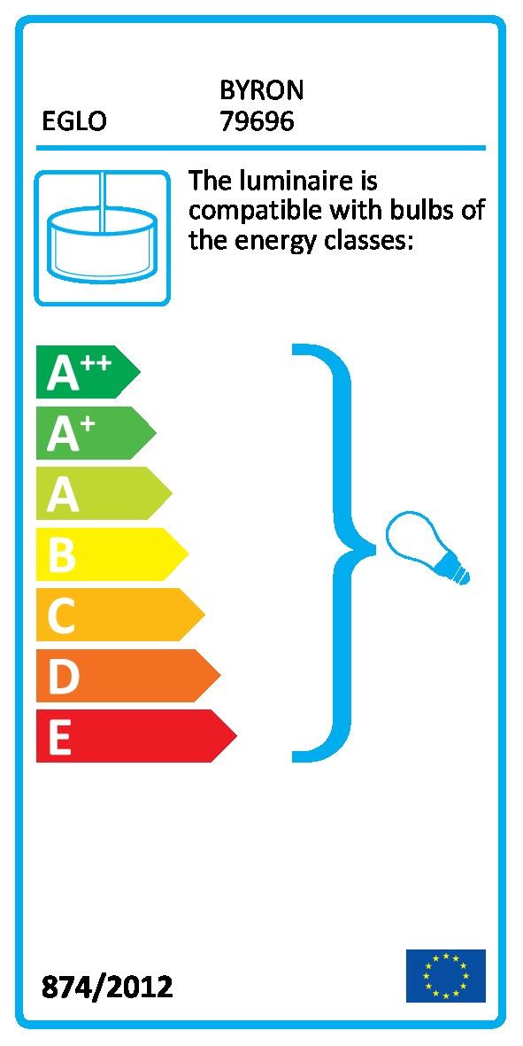 Candeeiro de teto suspenso INSPIRE BYRON COBRE - 10