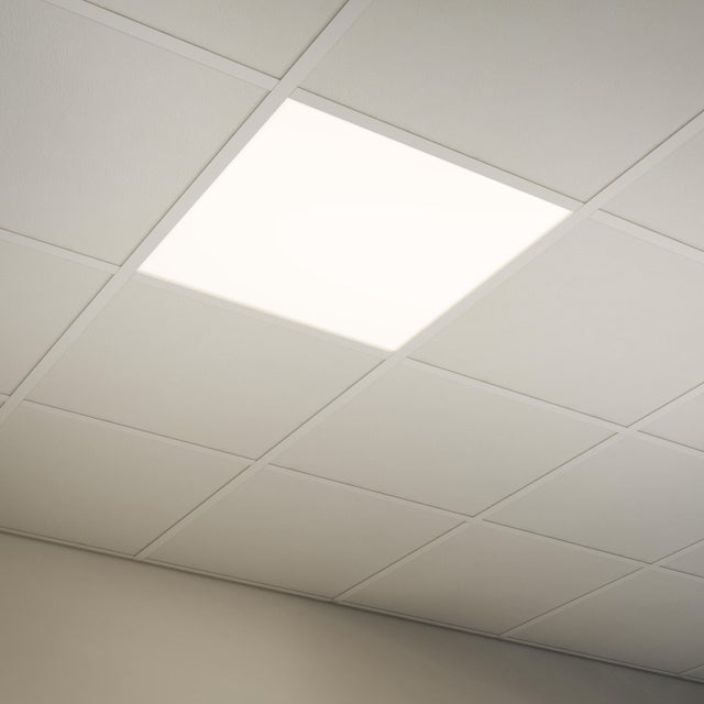 Panneau LED à encastrer, 59,5 x 59,5 cm, 4000 lumens, blanc neutre, blanc