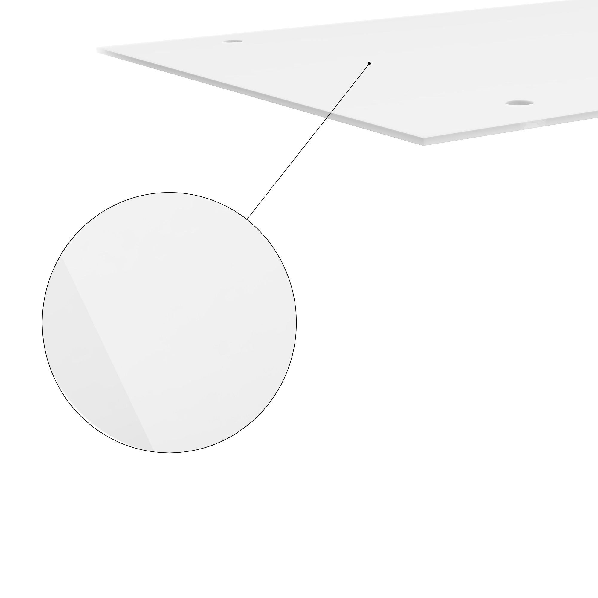 Cobertura para alpendre ARTENS GLASSY 140X90CM TRANSPARENTE - 3
