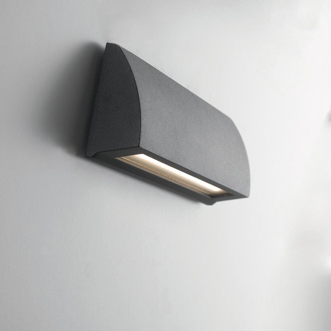 Applique LED moderno da esterno Shelby doppia luce nero IP54, luce bianco naturale 120 lumen, INTEC - 5