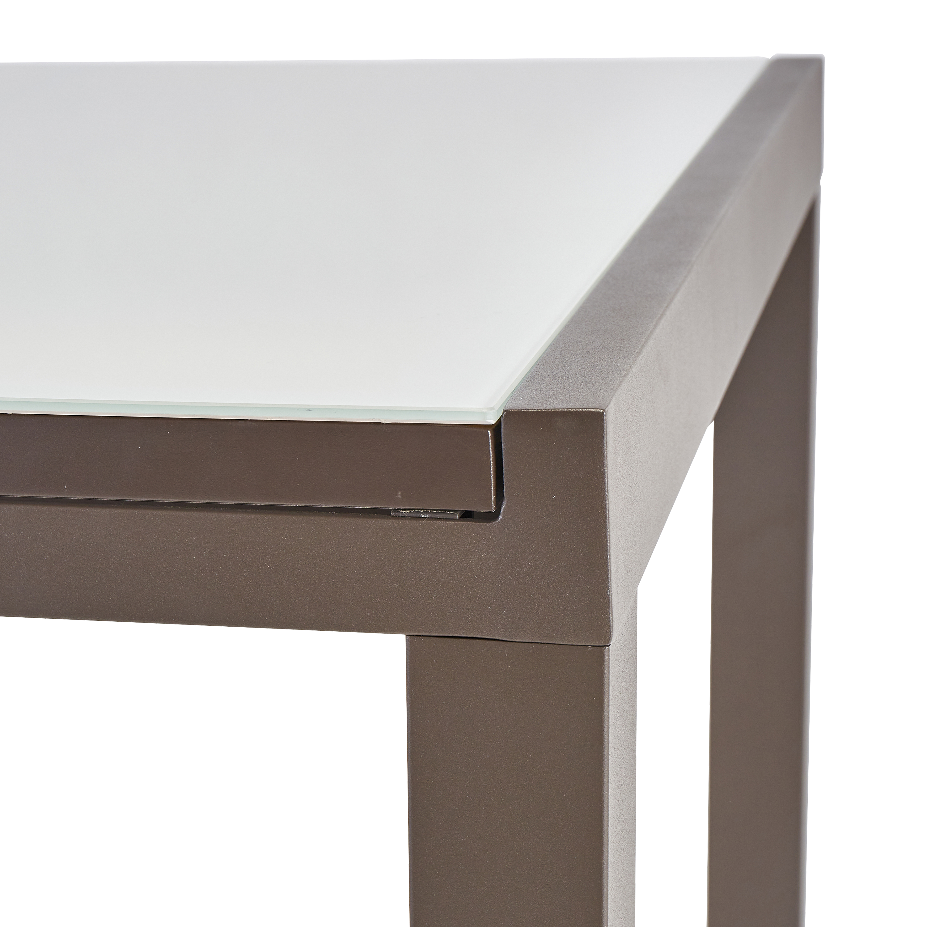 Mesa de alumínio NATERIAL LYRA II 90/160X90CM MOKA - 7