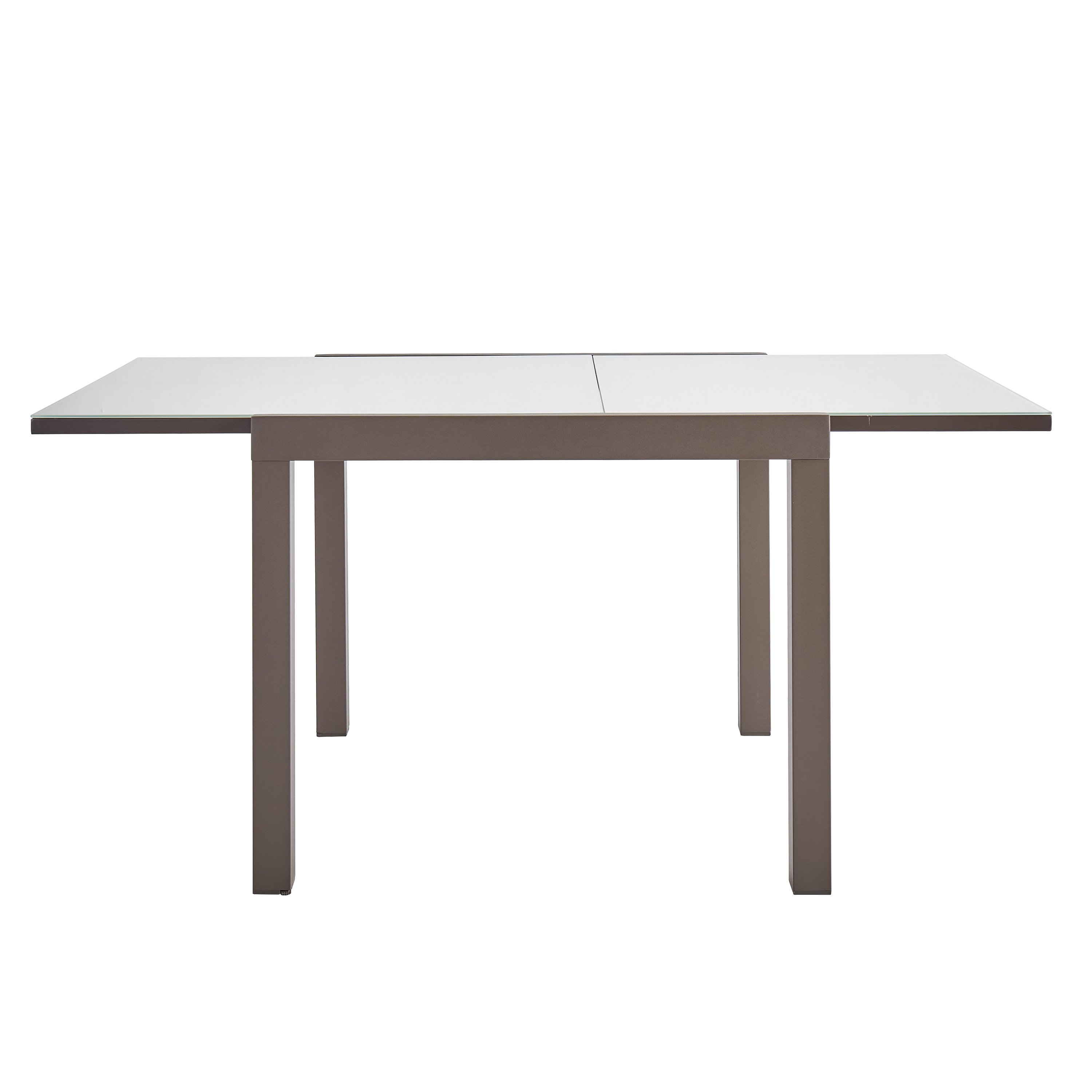 Mesa de alumínio NATERIAL LYRA II 90/160X90CM MOKA - 25