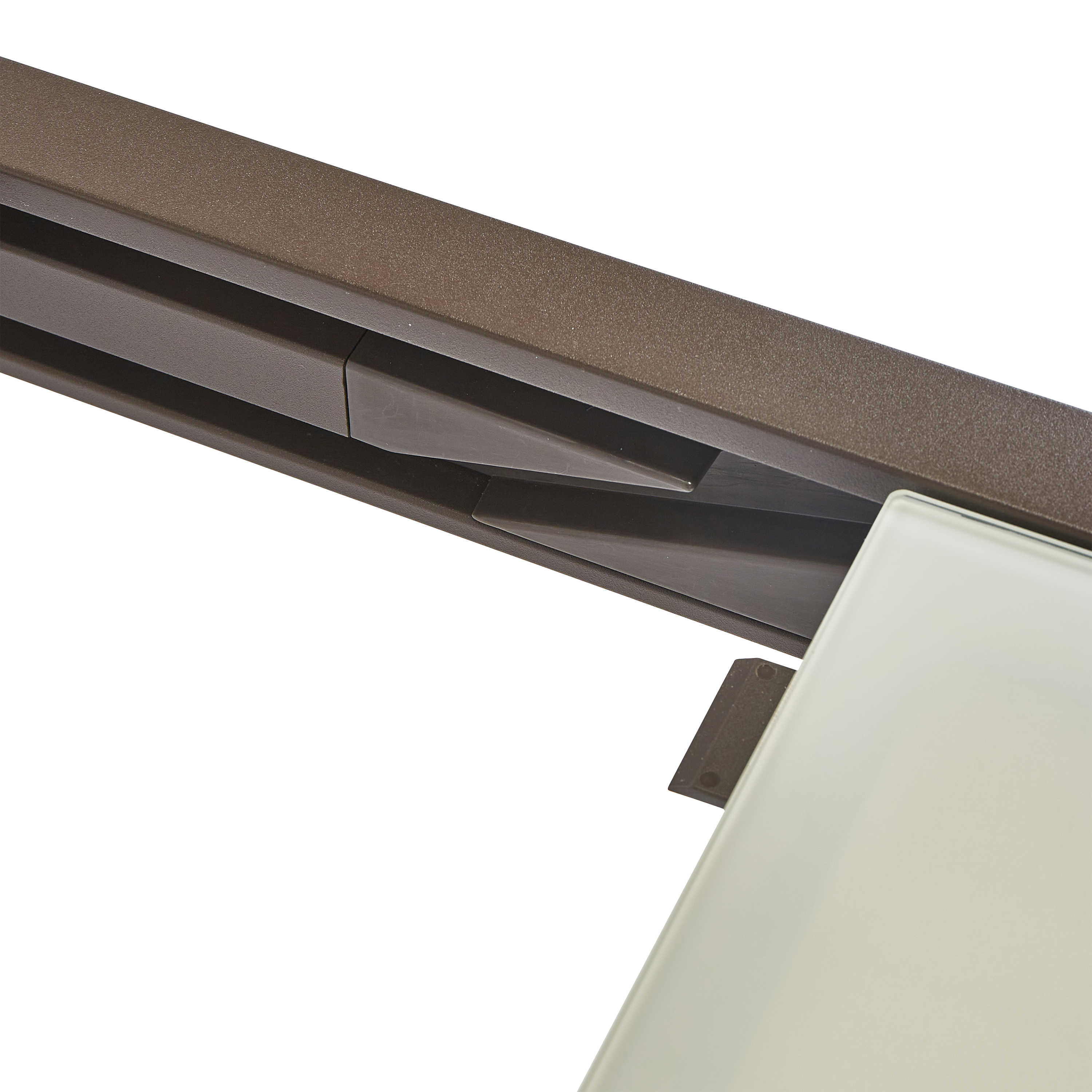 Mesa de alumínio NATERIAL LYRA II 90/160X90CM MOKA - 28