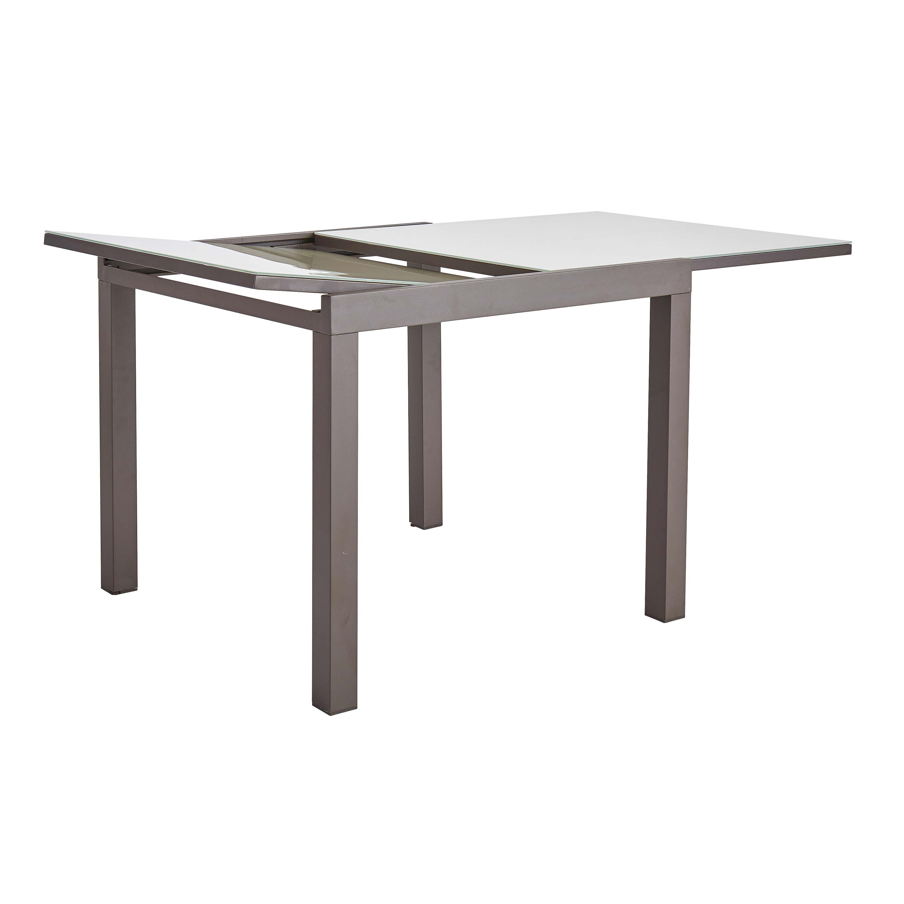 Mesa de alumínio NATERIAL LYRA II 90/160X90CM MOKA - 24