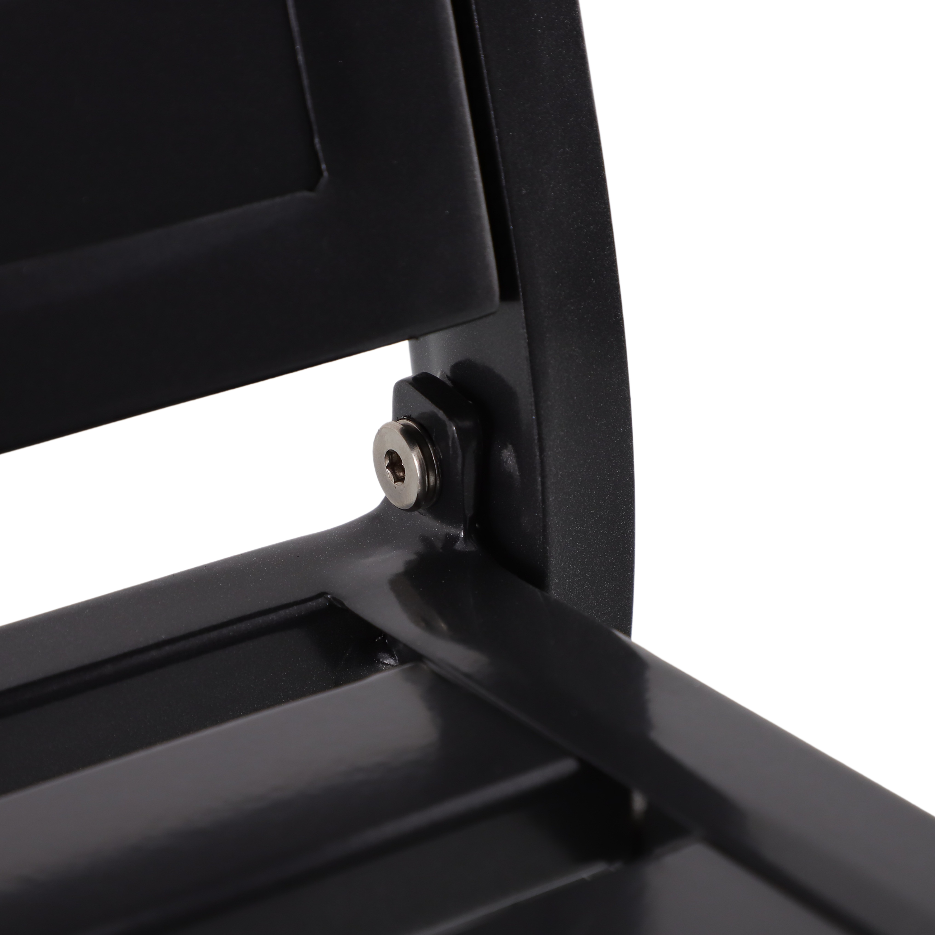 Panca da giardino in alluminio antracite con braccioli Centra NATERIAL, 3 posti - 10