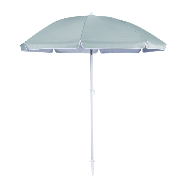 Parasol redondo de aluminio NATERIAL Vali verde de ø 200 cm