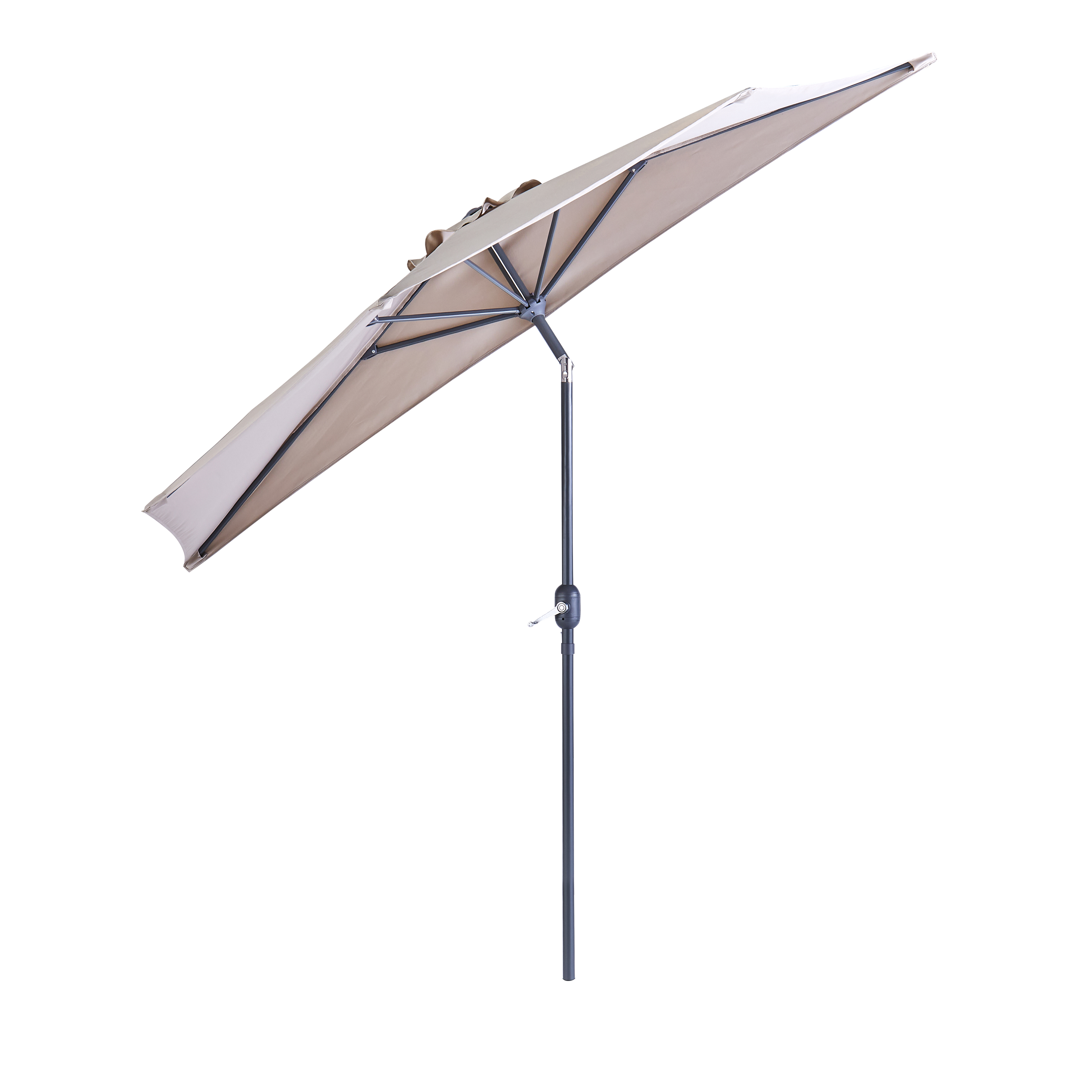 Parasol balkonowy przyścienny półkole Arkea 270x135x235 cm beż Naterial - 12