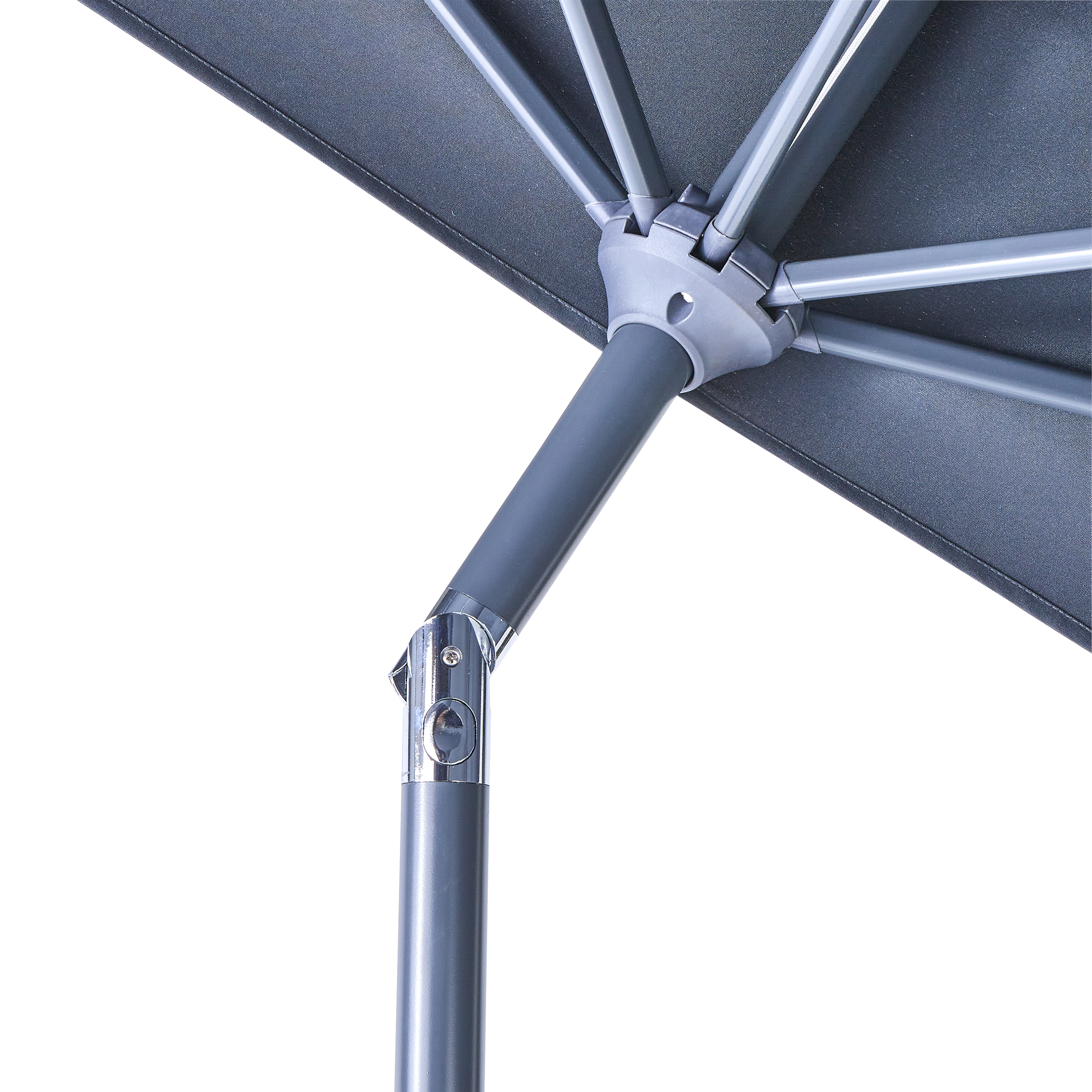 Chapéu de sol em meia lua NATERIAL ARKEA 200G 270X135CM CINZA ESCURO - 28